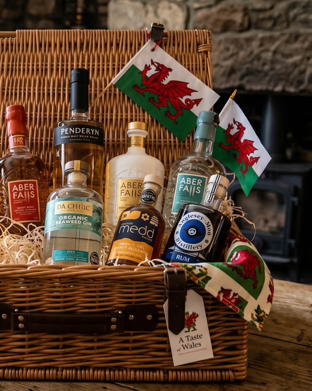 Welsh Spirit Hamper Auction Lot
