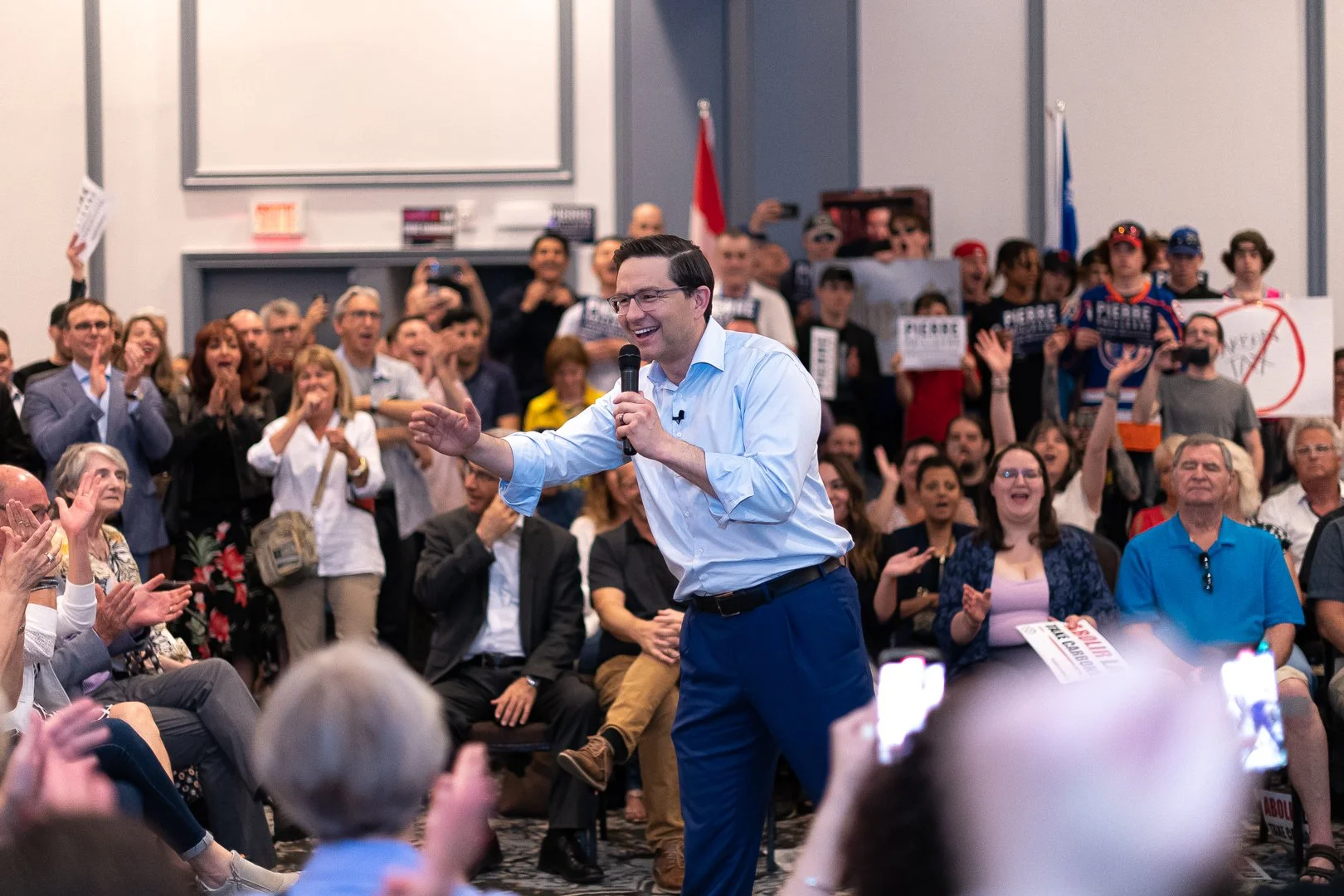 Pierre Poilievre, Leader of the Conservative Party of Canada, Montreal Rally, Yan Parisien