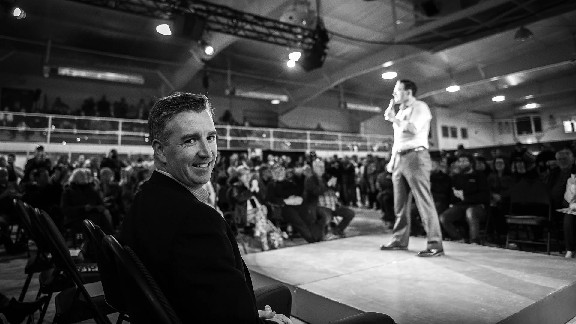 Michael Barrett, Conservative, Leeds—Grenville—Thousand Islands and Rideau Lakes, Ontario. Brockville Pierre Poilievre Rally, Yan Parisien