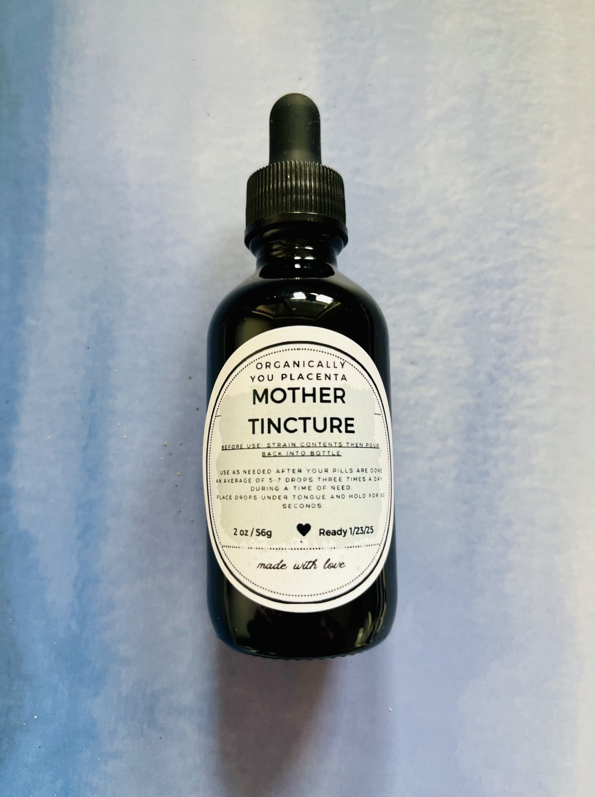 Dehydrated Placenta Tincture
