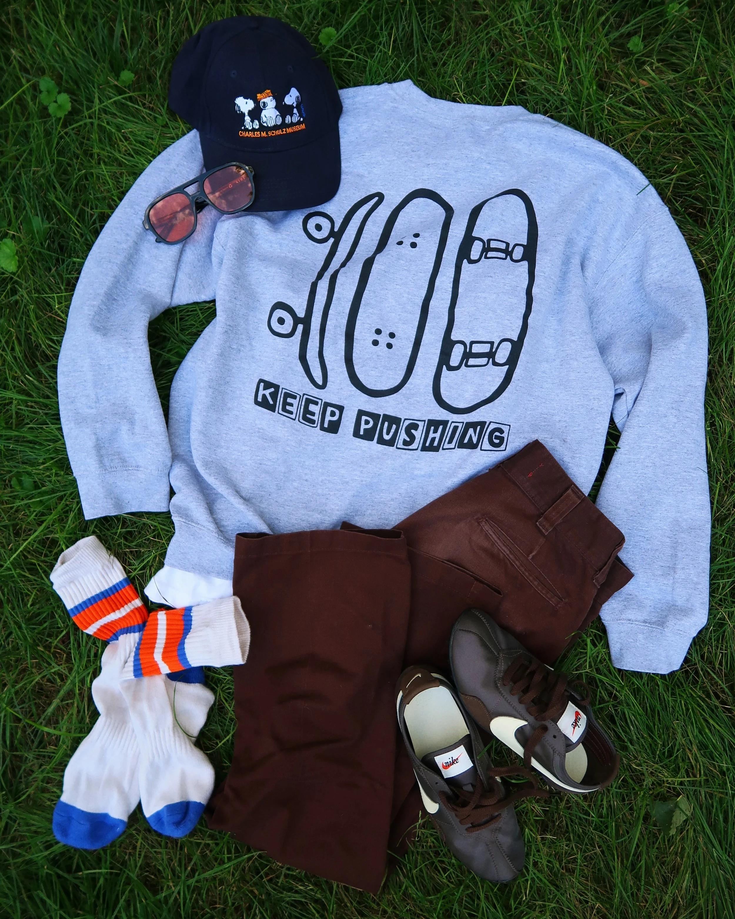 The Keep Pushing Crewneck