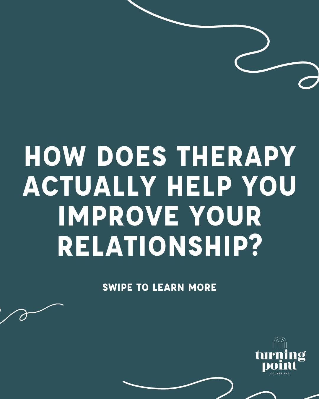 Can therapy actually help improve your relationships?

The short answer: YES

But how?

Swipe to learn more.

Looking to start therapy and live in Phoenix, Az? Go to the link in our bio to book a consultation call. We are here to support you 🧡

Reme