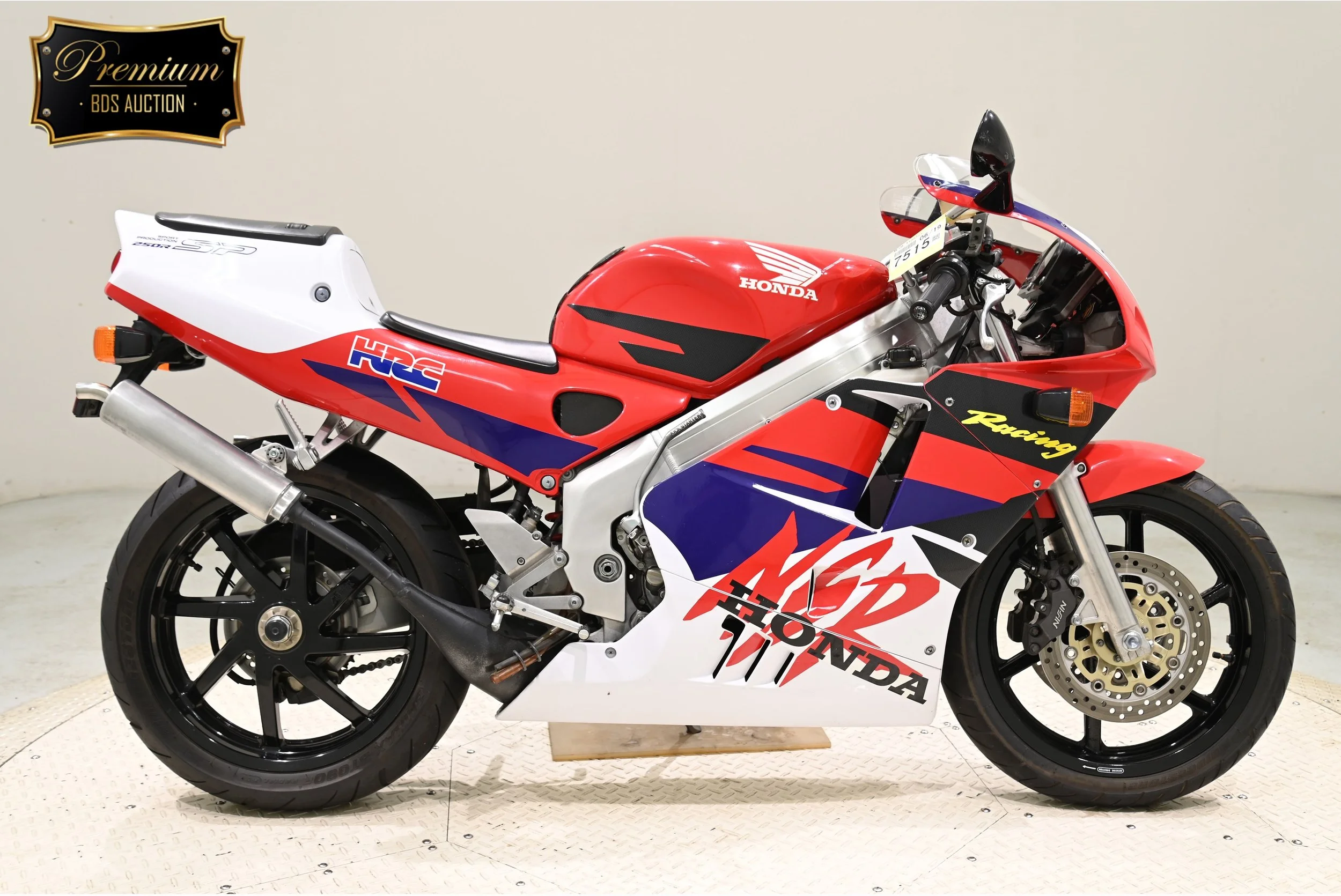 Honda NSR250 MC28 SP - SOLD   Honda NSR250 MC28 Limited Production “SP” two-stroke coming up for auction in Japan on Tuesday night (6/18). Clean 1995 model in Mick Doohan / HRC colors with 10,500 miles (16,832km). Moto2 Imports can bid o