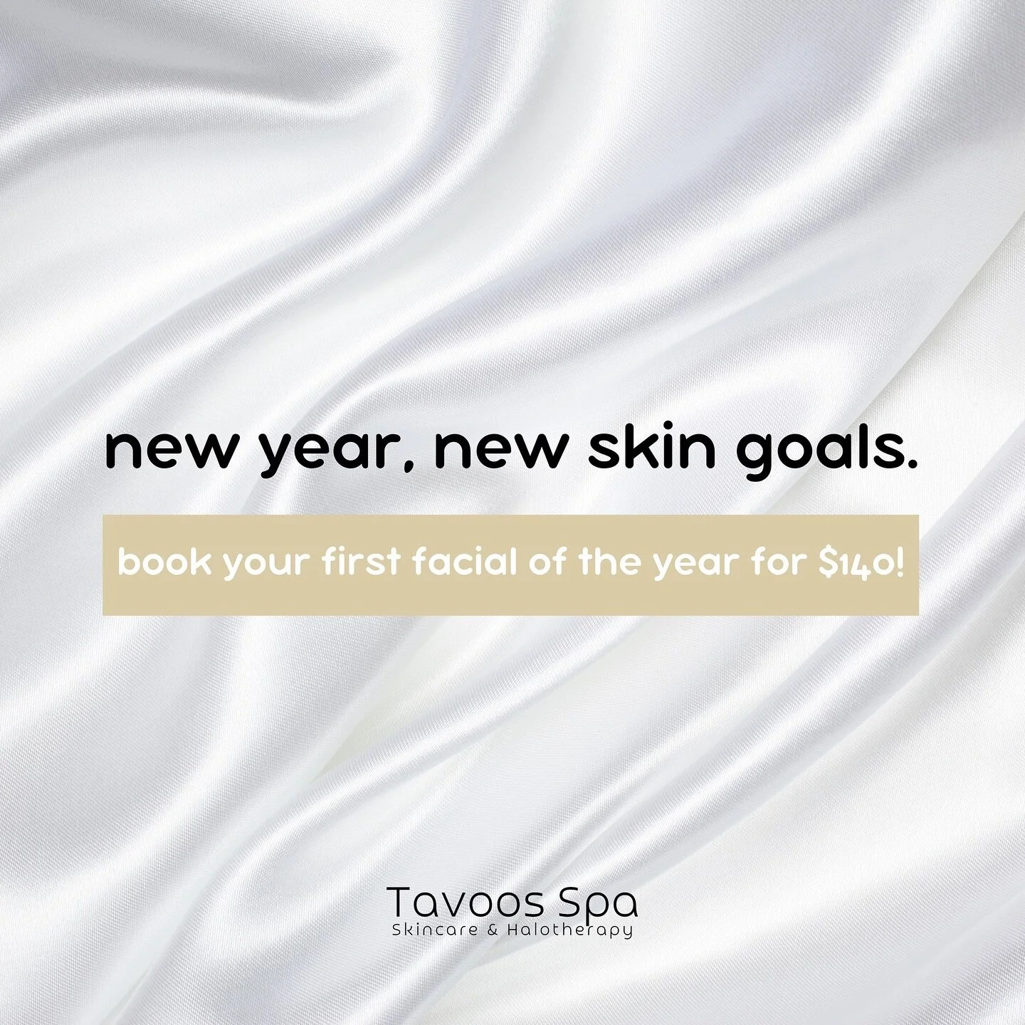 Book your first facial of the year for only $140 (normally $153)!! ✨ 
Start your year off right with a customized facial! This special is your sign to start 2024 by getting into the groove of a monthly facial routine! There are many benefits to sche