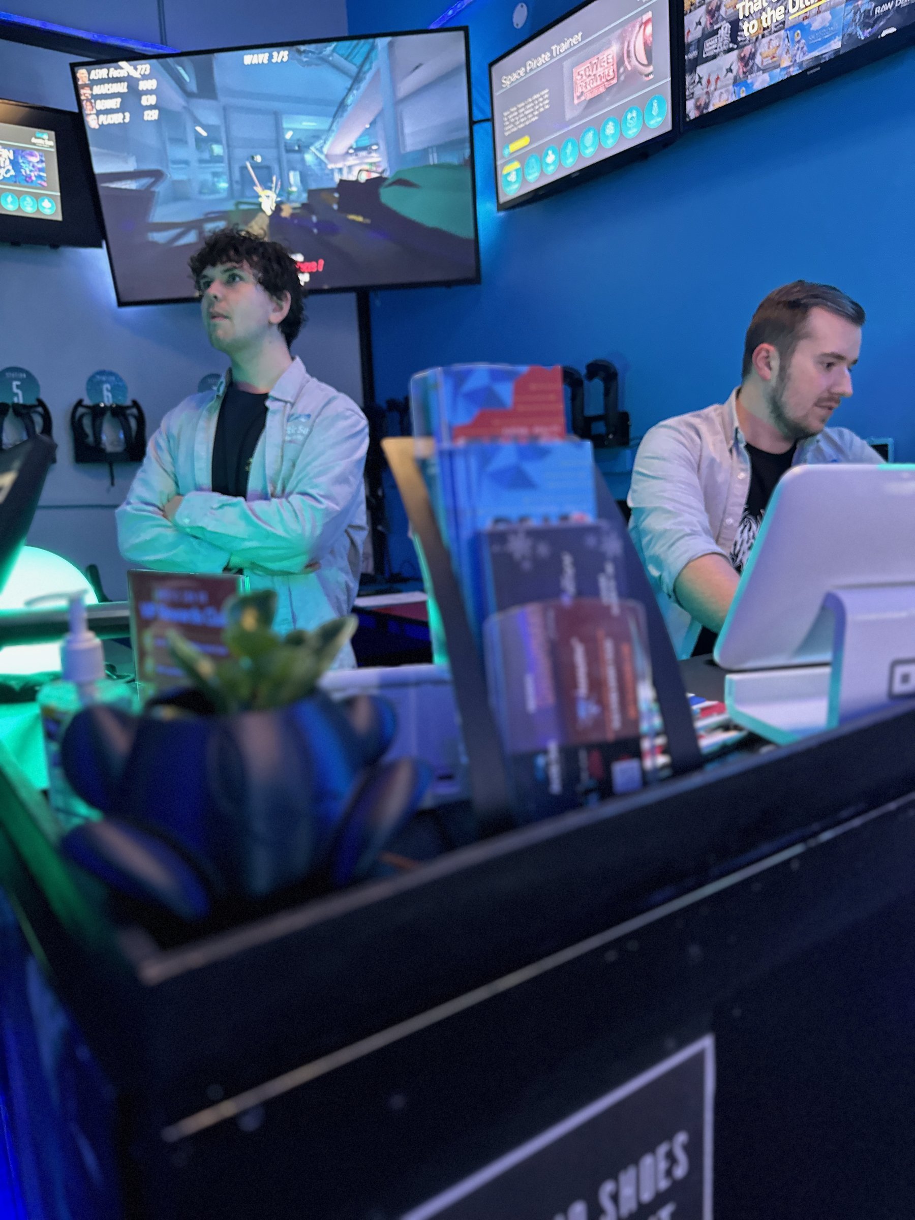 Our team at the front desk, 2023