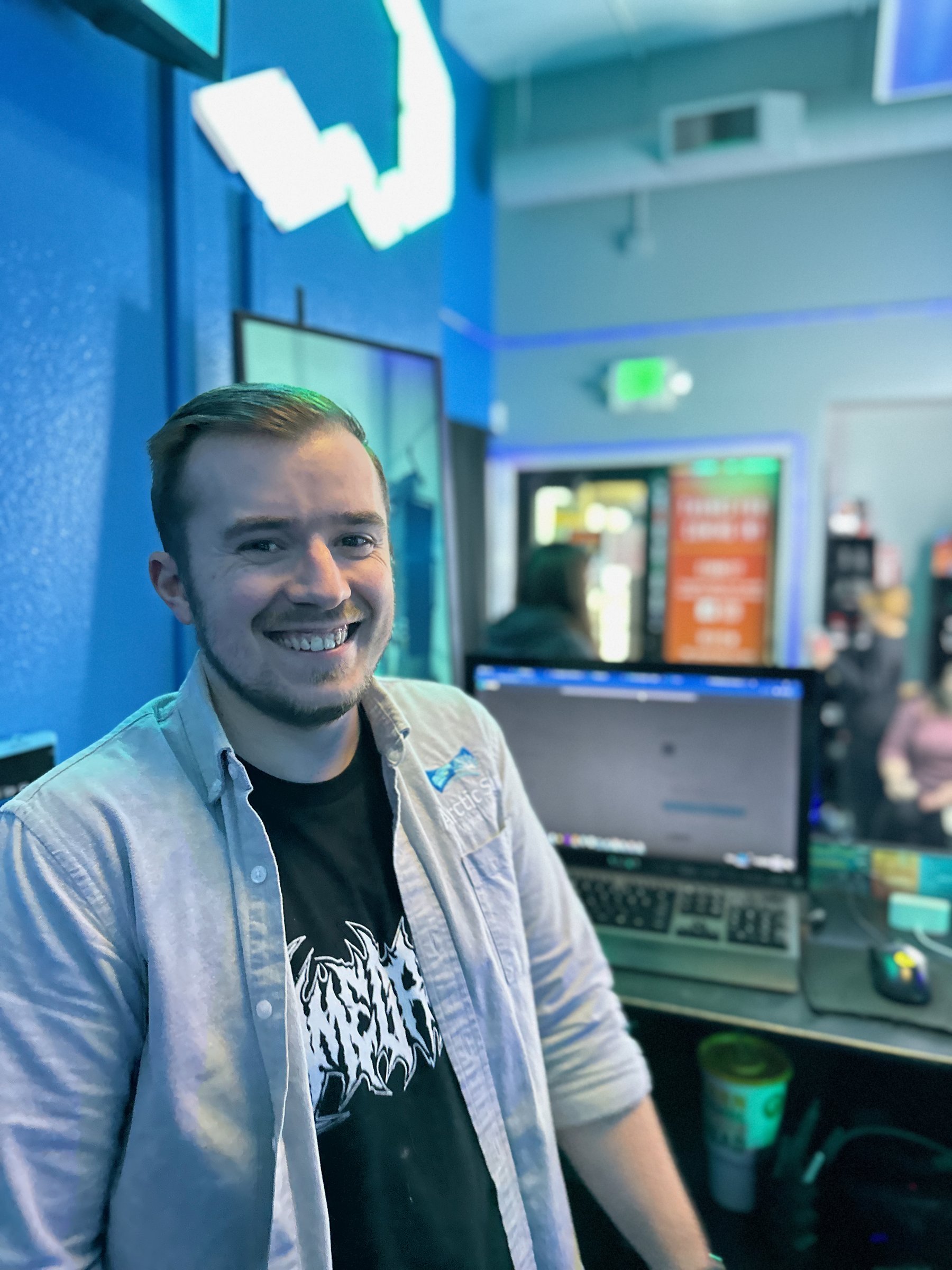 Our team at the front desk, 2023