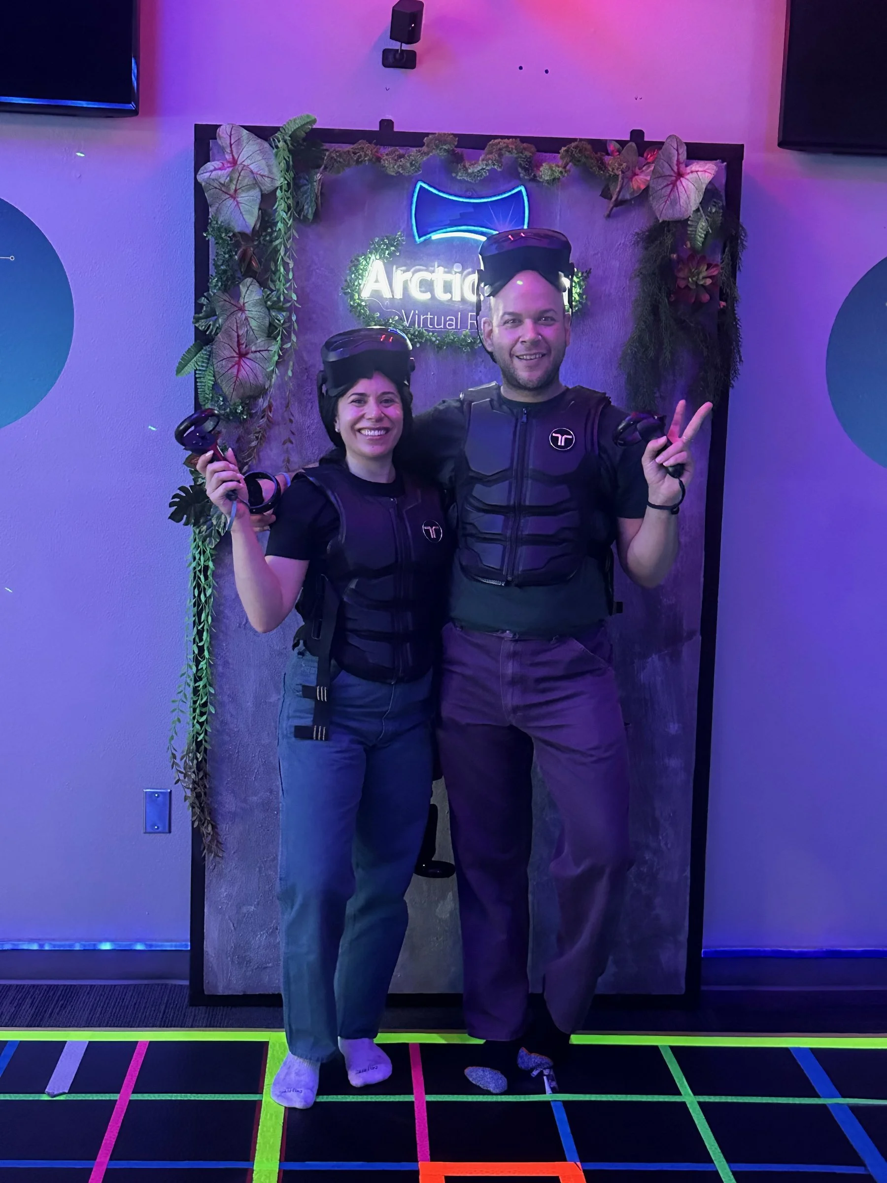 Guests at the logo wall, 2025