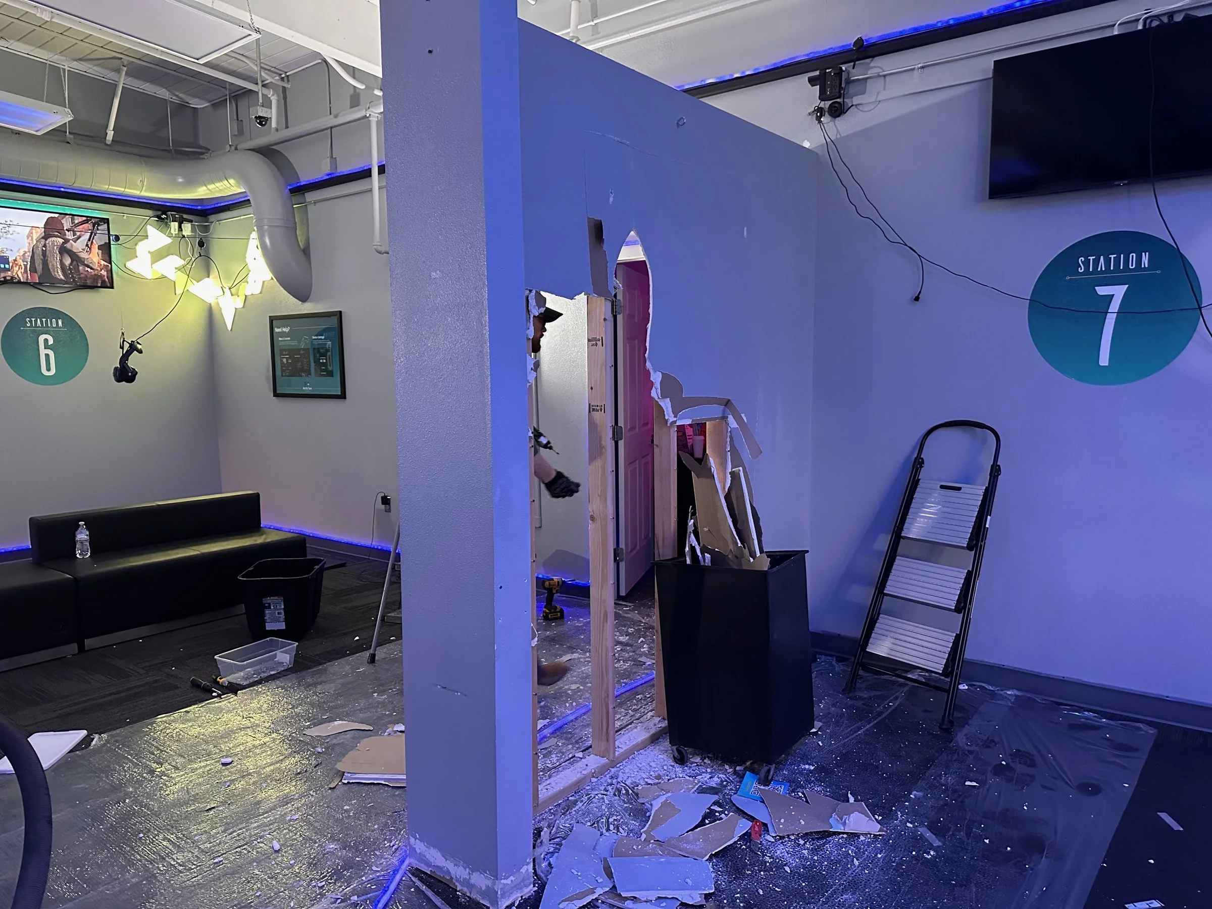 Making room for the Free-Roam Arena, 2023