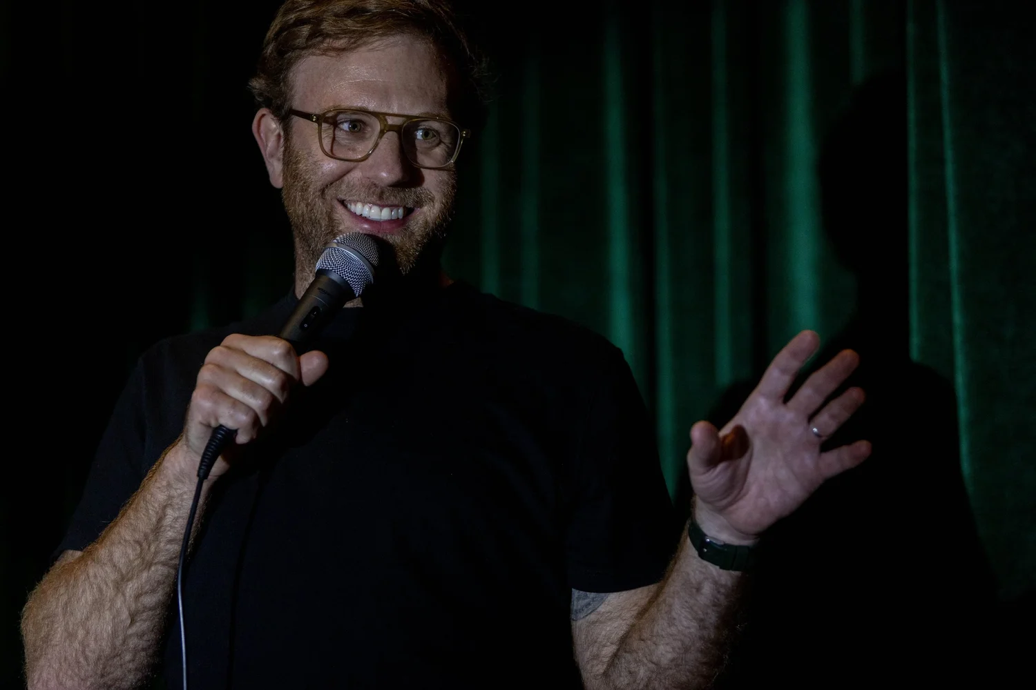 Jeff Gartner on stage