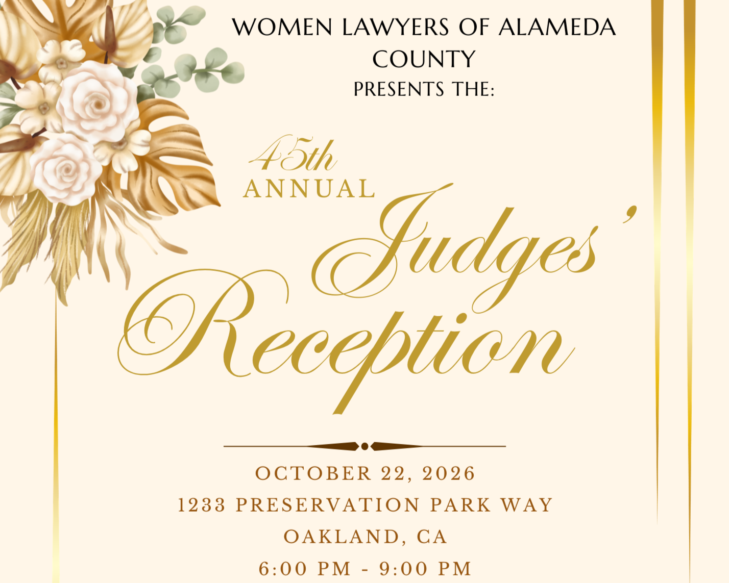 45th Judges' Reception
