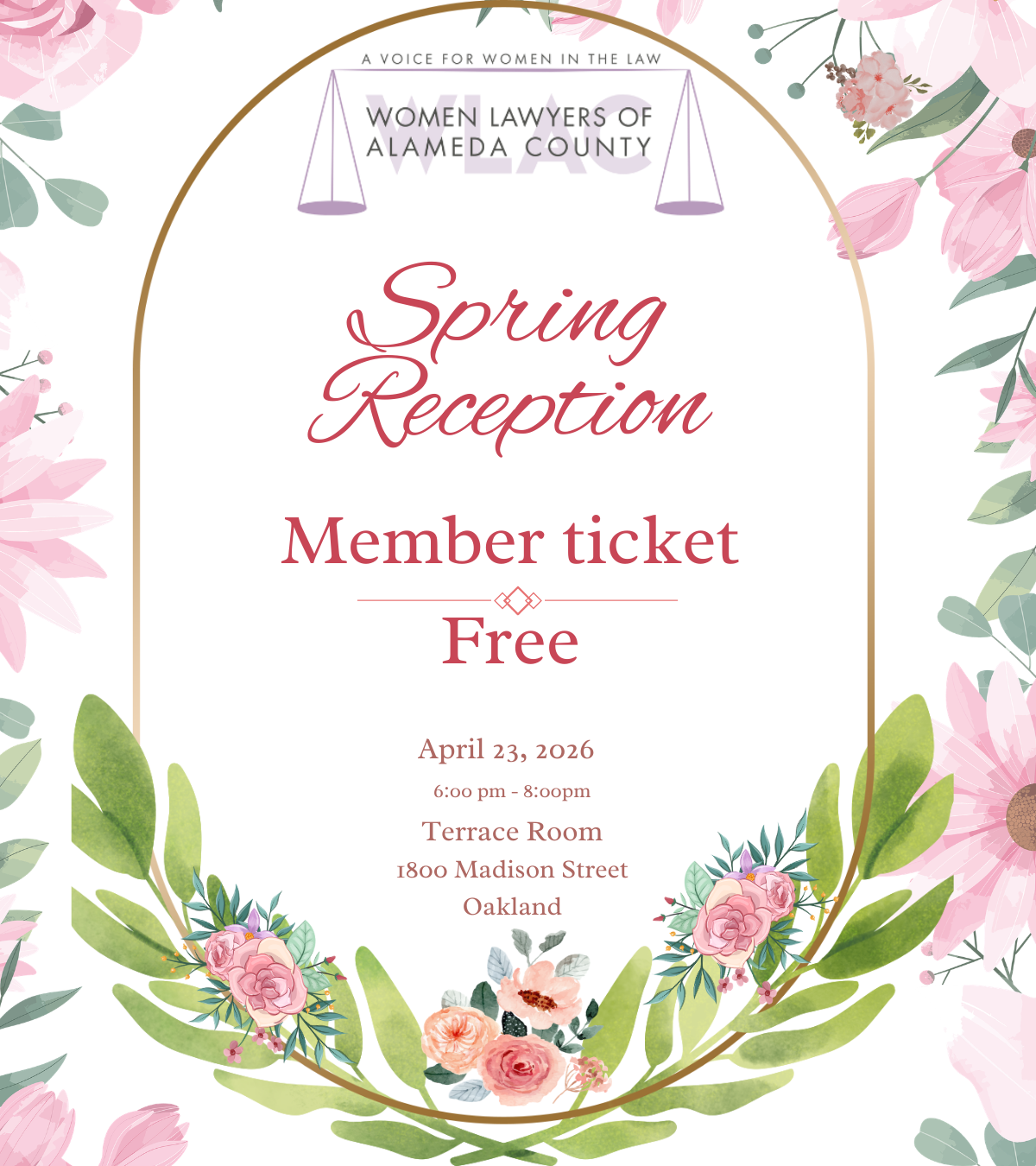 Spring Reception Member Ticket