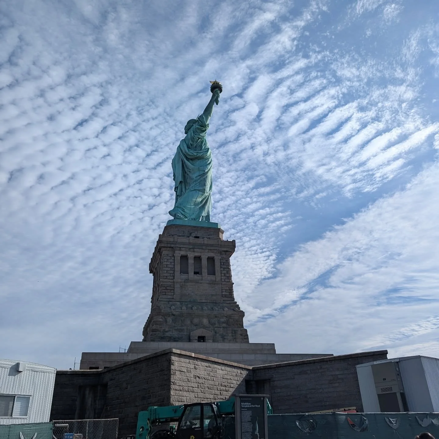 She's looking more beautiful than usual this morning 

#viewfromtheoffice #nyctourguide #nycphotography #statueofliberty