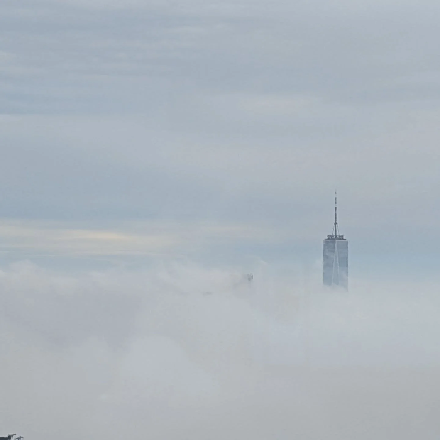Foggy view from the Empire State Bldg this morning 

#empirestatebuilding #foggymorning #nyctourguide #nycphotography