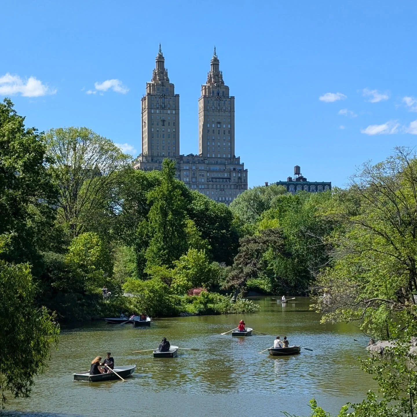 Central Park boat pond on a beautiful sunny afternoon. #greatpark #greatguests #nyctourguide