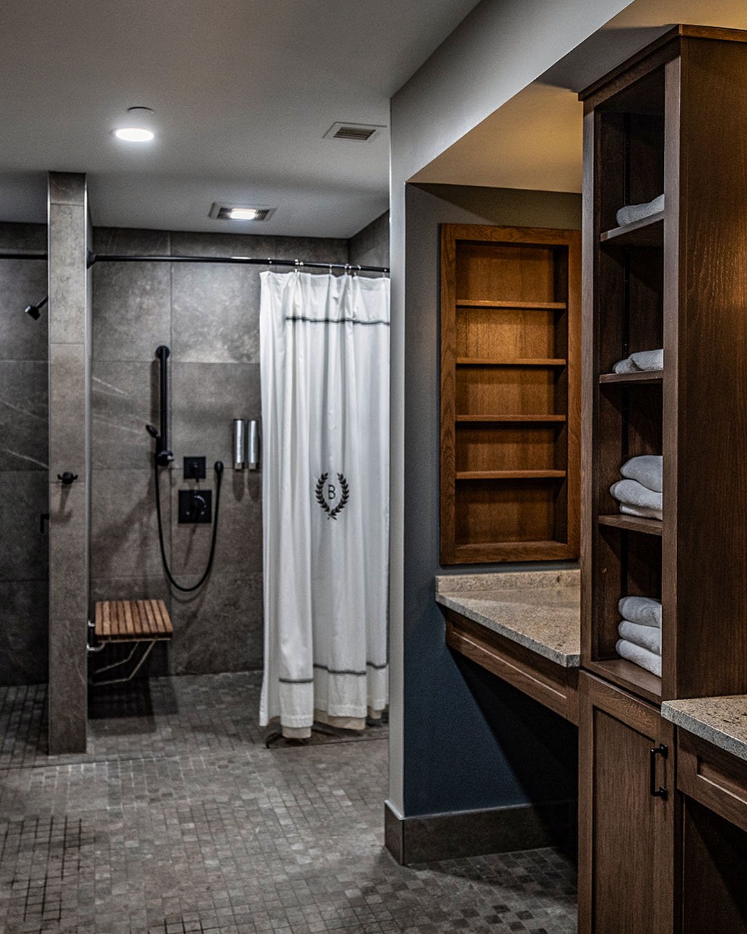 Brookfield Country Club showers and locker room