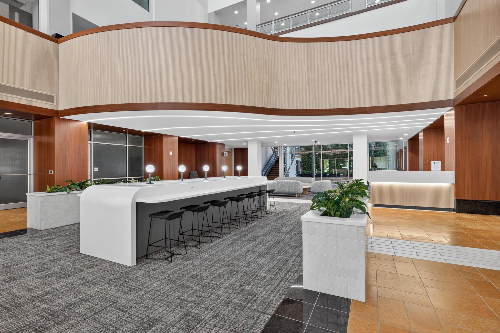 Cozy office lobby