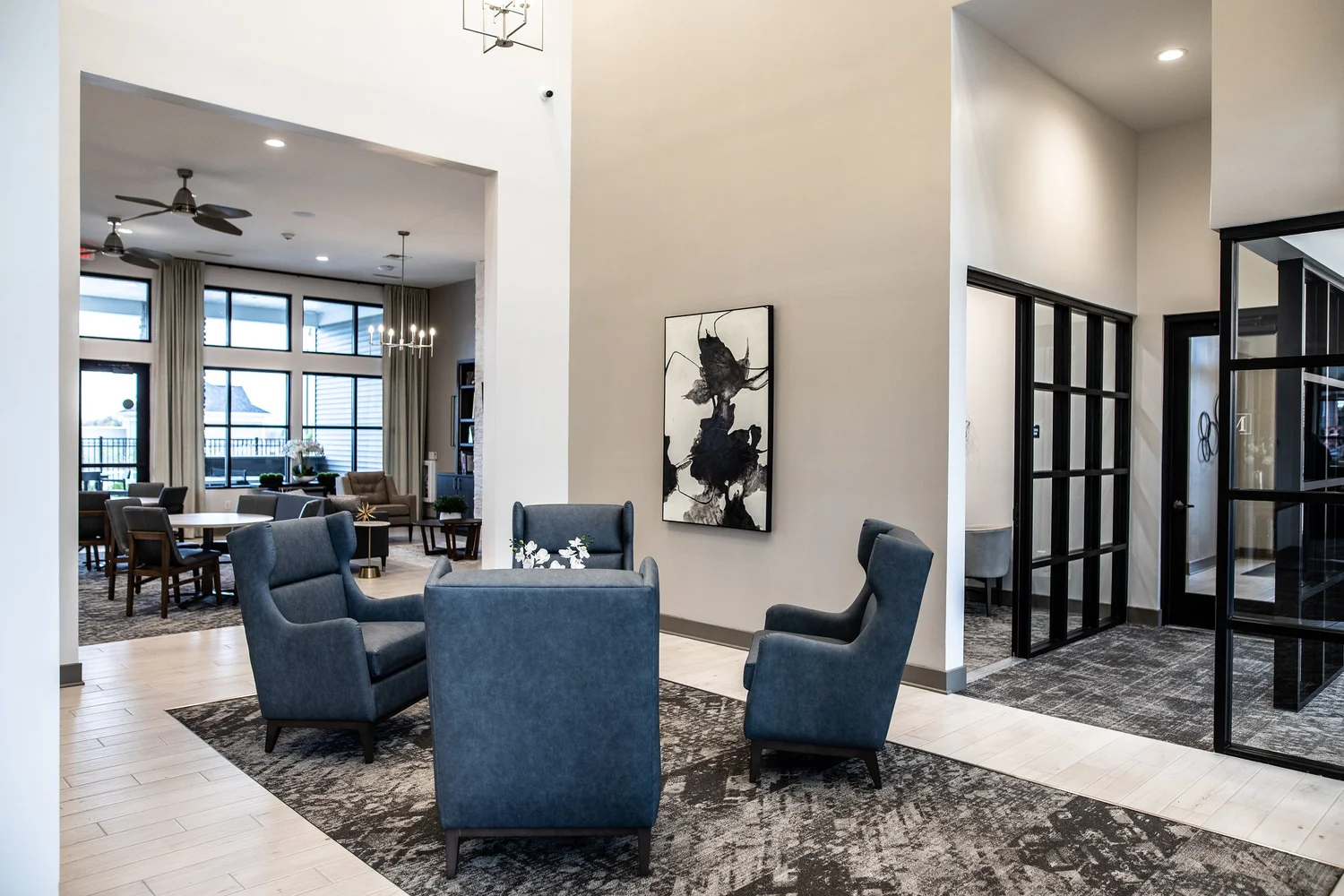 Midtown Apartments Clubhouse | Interiors & Planning — Carmina Wood Design