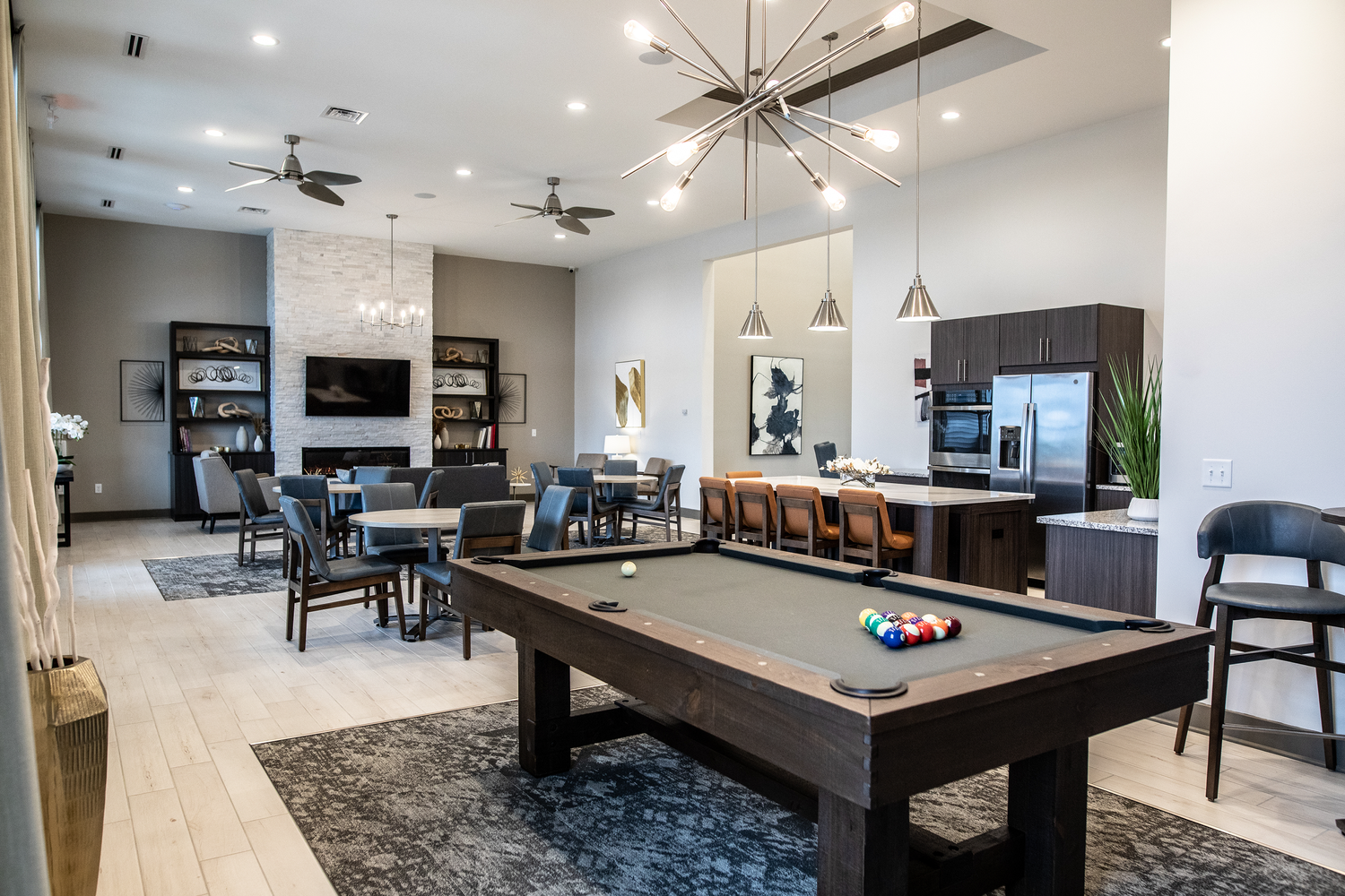 Midtown Apartments Clubhouse | Interiors & Planning — Carmina Wood Design