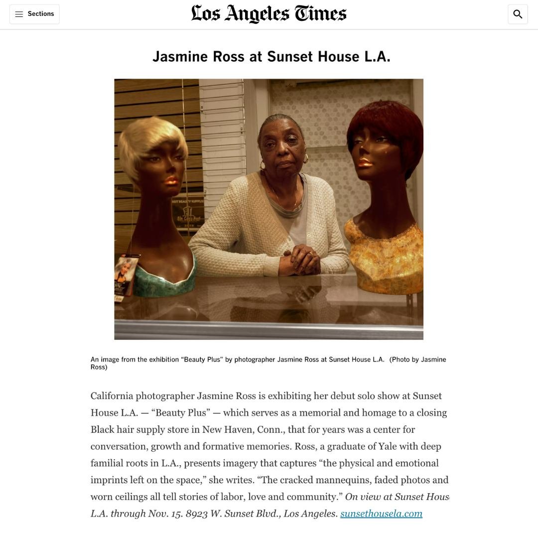 Artist @jassyrennee featured in @latimes by @katerinasphoto ahead of her solo exhibit opening this week in Los Angeles at @sunsethousela

#CWPR