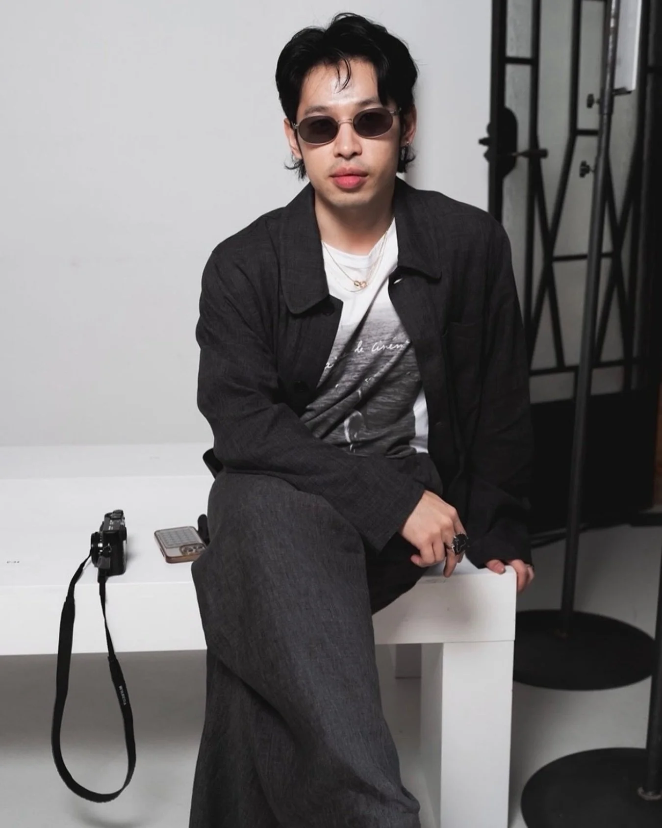 @rammyun attends the @agnesb_officiel runway show at Men&rsquo;s @parisfashionweek
⠀⠀⠀⠀⠀⠀⠀⠀⠀
#CWPR #PFW