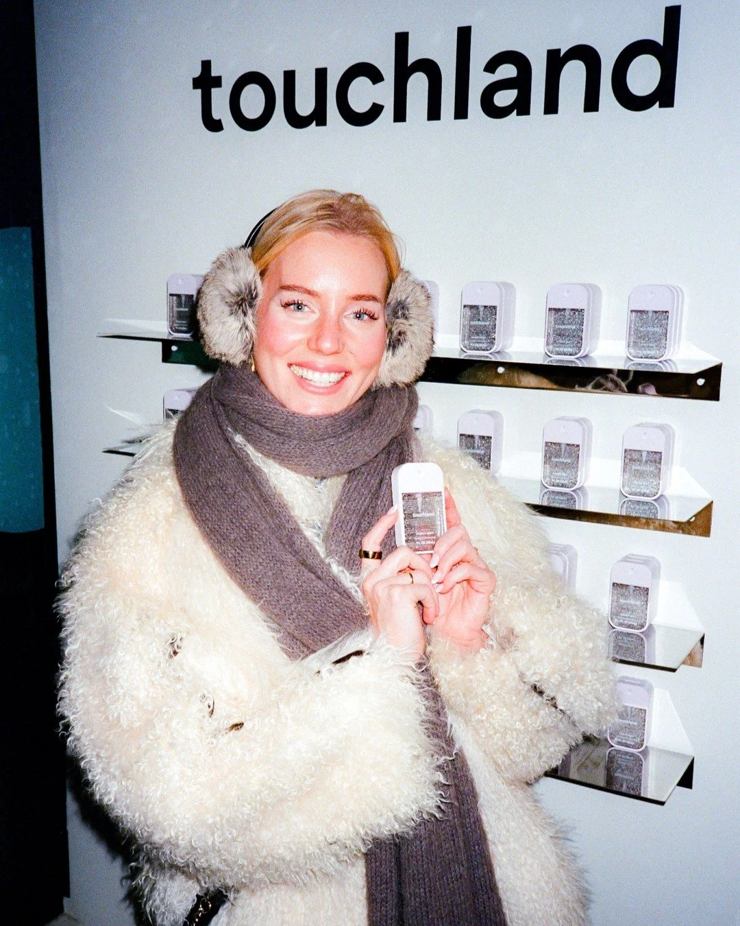 @charlottereardon attends the @Touchland x @popup.grocer event for the launch of the Confetti Cake Hand Sanitizer 

@wilhelminamodels @cgc.global #CWPR