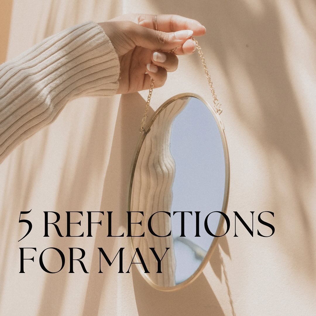A few reflections for you this Bank Holiday Monday to set you up for the week and month ahead ✨ 

Whether you mull these over in your head or scribble them down in a journal, these prompts will help you to live a little more intentionally by (re)conn