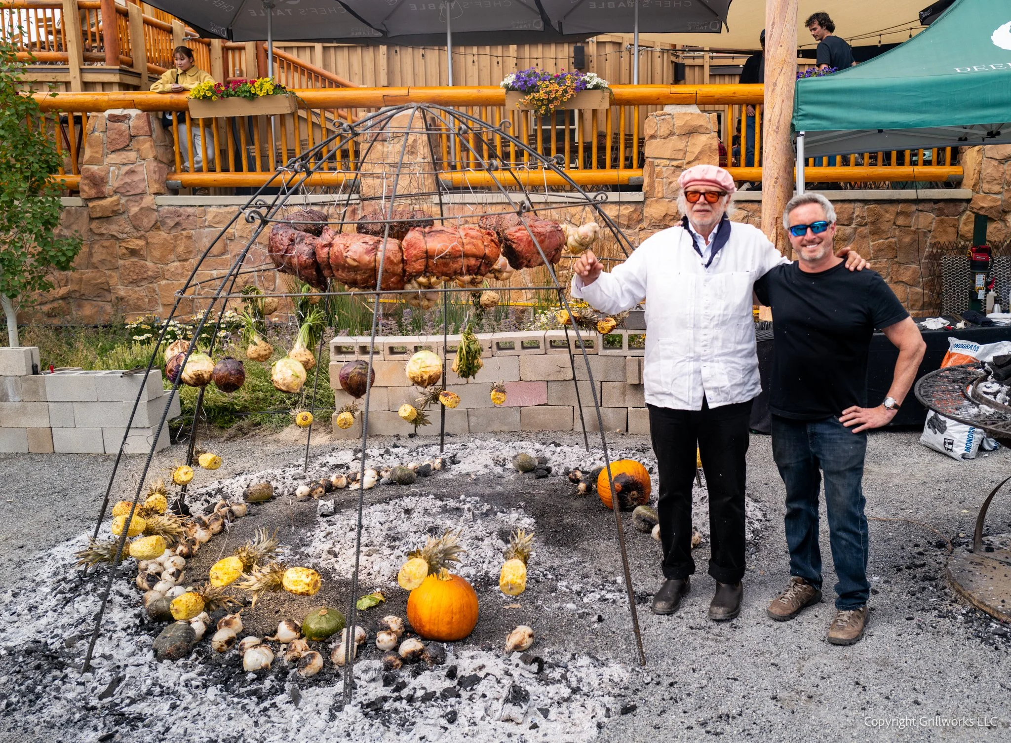 Ben Eisendrath and Francis Mallmann had met and grilled before, but this was the first formal teamup!