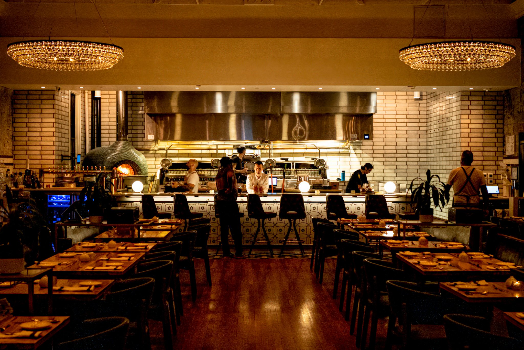 Supperland in Charlotte, NC occupies and old church, and they paid homage to that fact by arranging the kitchen where the altar would have been, including our dramatic Infierno X166 as the ultimate hot line and visual backdrop.