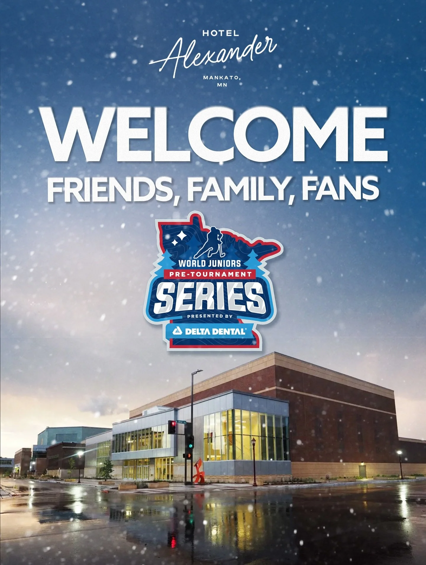 🏒 The World Juniors are headed to Mankato! Fans, family, and players, welcome to Hockey Town USA!
Make your trip unforgettable and stay just minutes from the action. 💙
Book your room today before they&rsquo;re gone!
#WorldJuniors #HockeyTownUSA #Ma