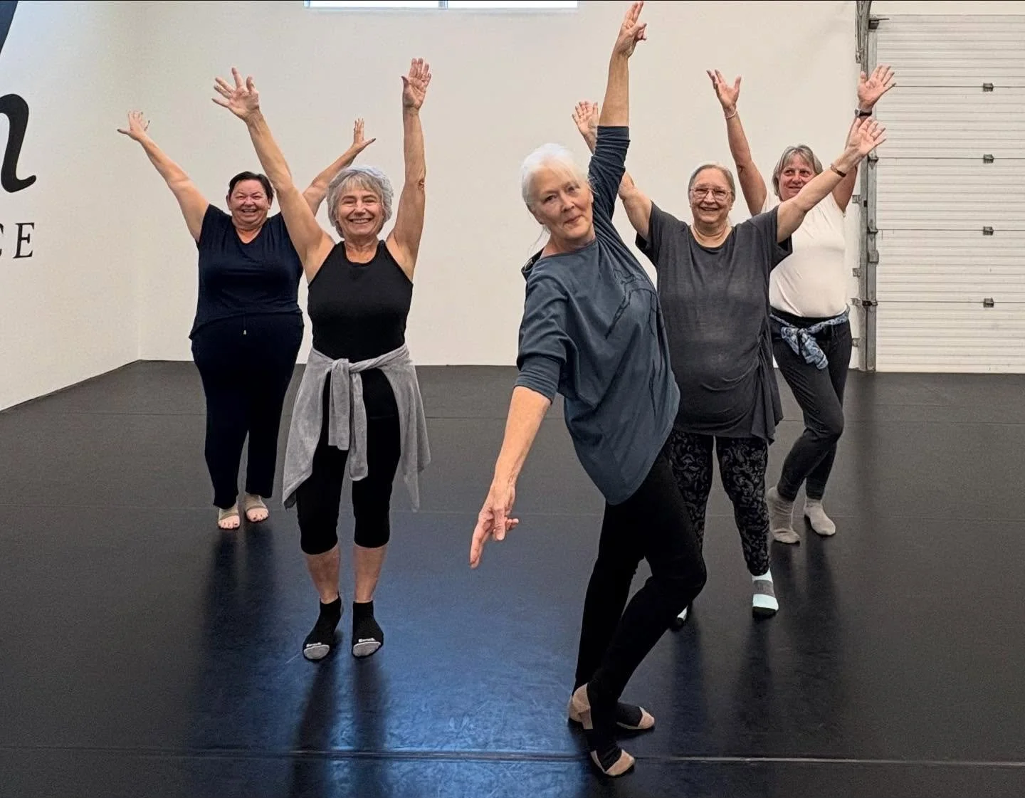 These ladies fill my Wednesdays with laughter, wisdom, and so much heart. They show up with joy, commitment, and kindness every single week. I&rsquo;m endlessly grateful for each of you &mdash; your presence means more than you know. #adultdance #60p