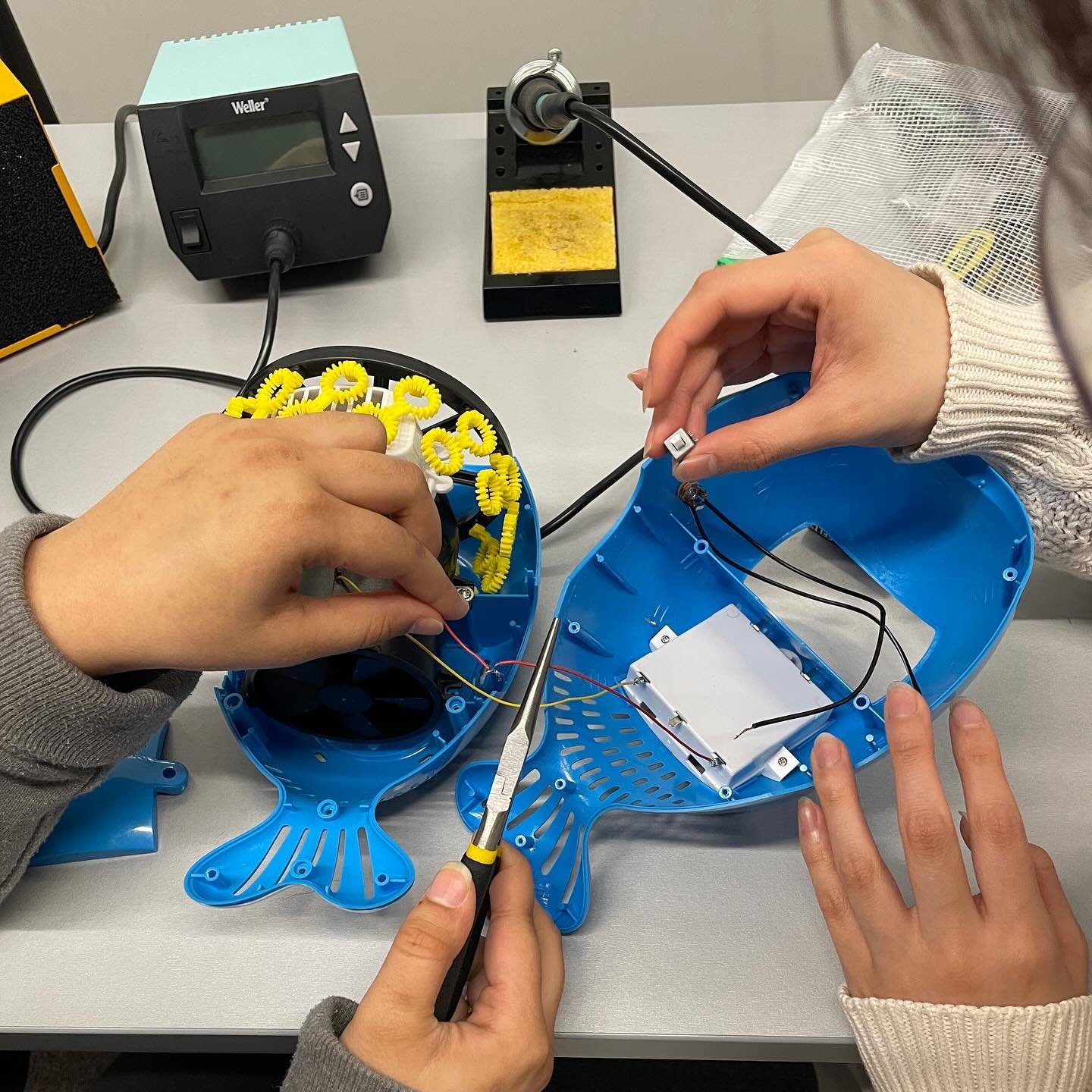 We recently held our first fix-it event two weeks ago. Attendees were able to successfully troubleshoot and repair 6 toys that needed some TLC Including some bubble whales and an Uno Attack. Thank you to all who attended and we&rsquo;ll see you at ou