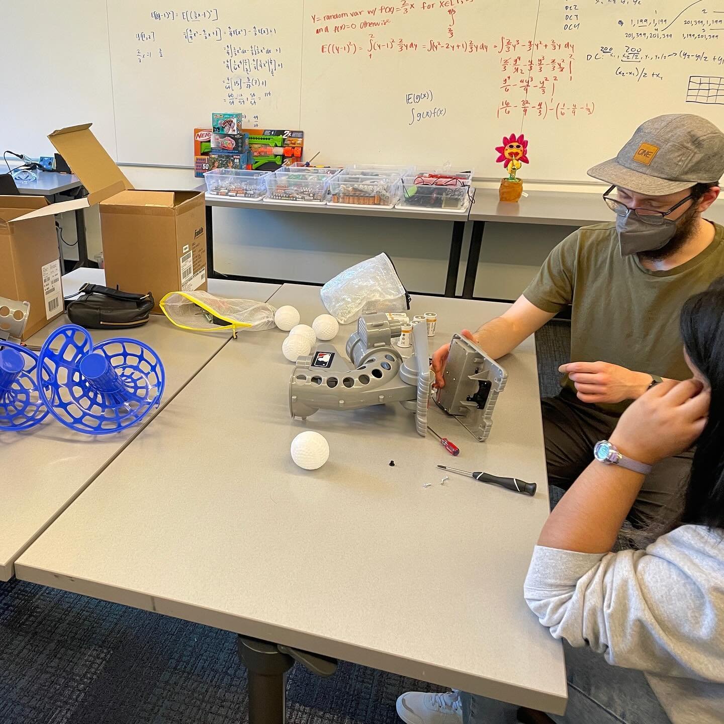At last week&rsquo;s toy adaptation workshop attendees got to work on some exciting new toys including a tractor bubble machine, a Simon memory game, and two ball pitchers! We had tons of fun with the ball pitchers and hope to do more in the future. 