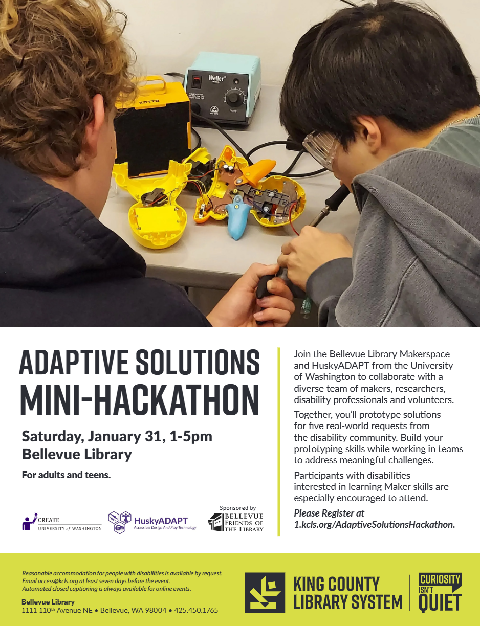 KCLS Adaptive Mini-Solutions Hackathon