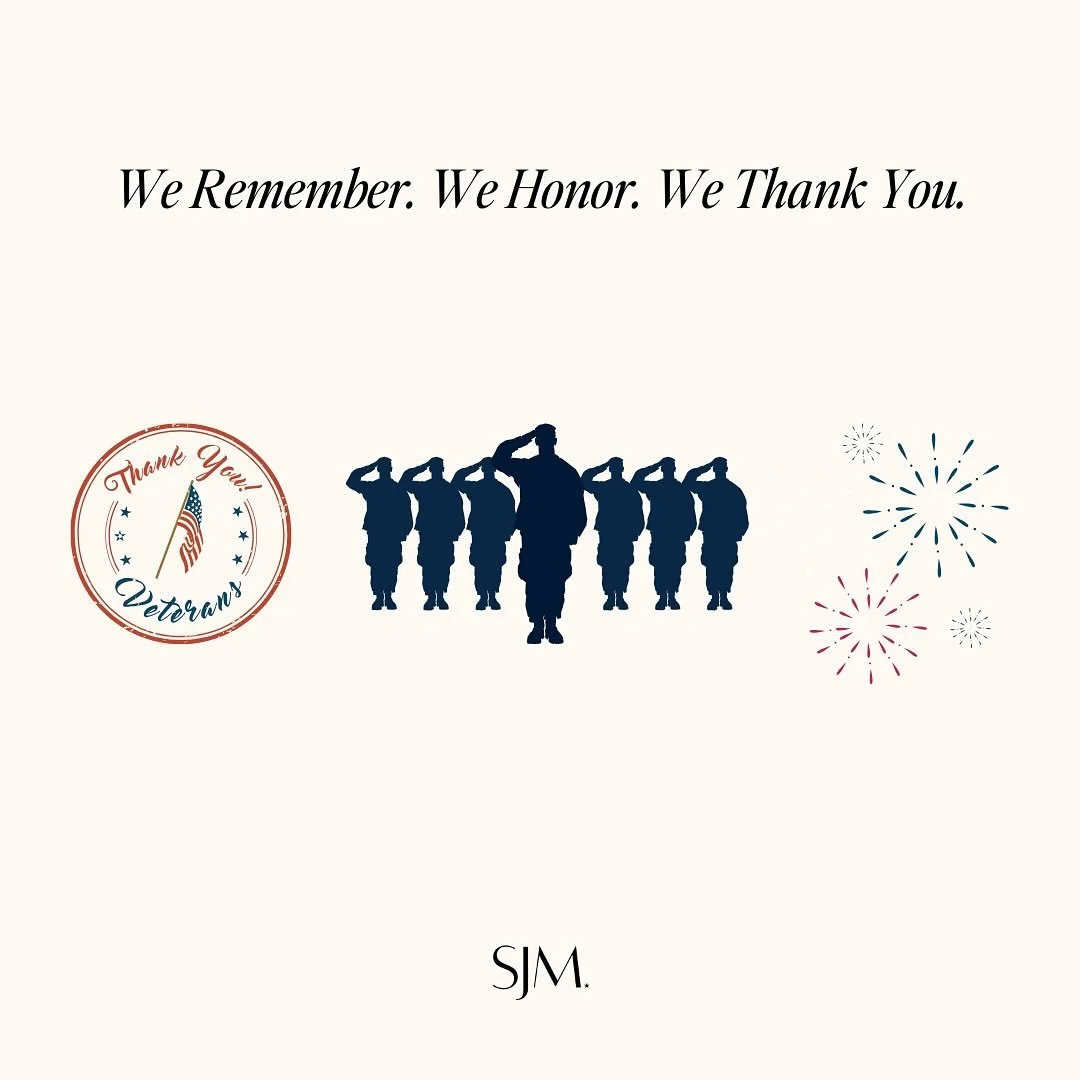 Today, we pause to honor the brave men and women who have served and the families who have stood beside them. Your courage, sacrifice, and strength inspire us all. 💙

Our founder, Taylor, and everyone here at SJM hold Veterans Day close to hearts be