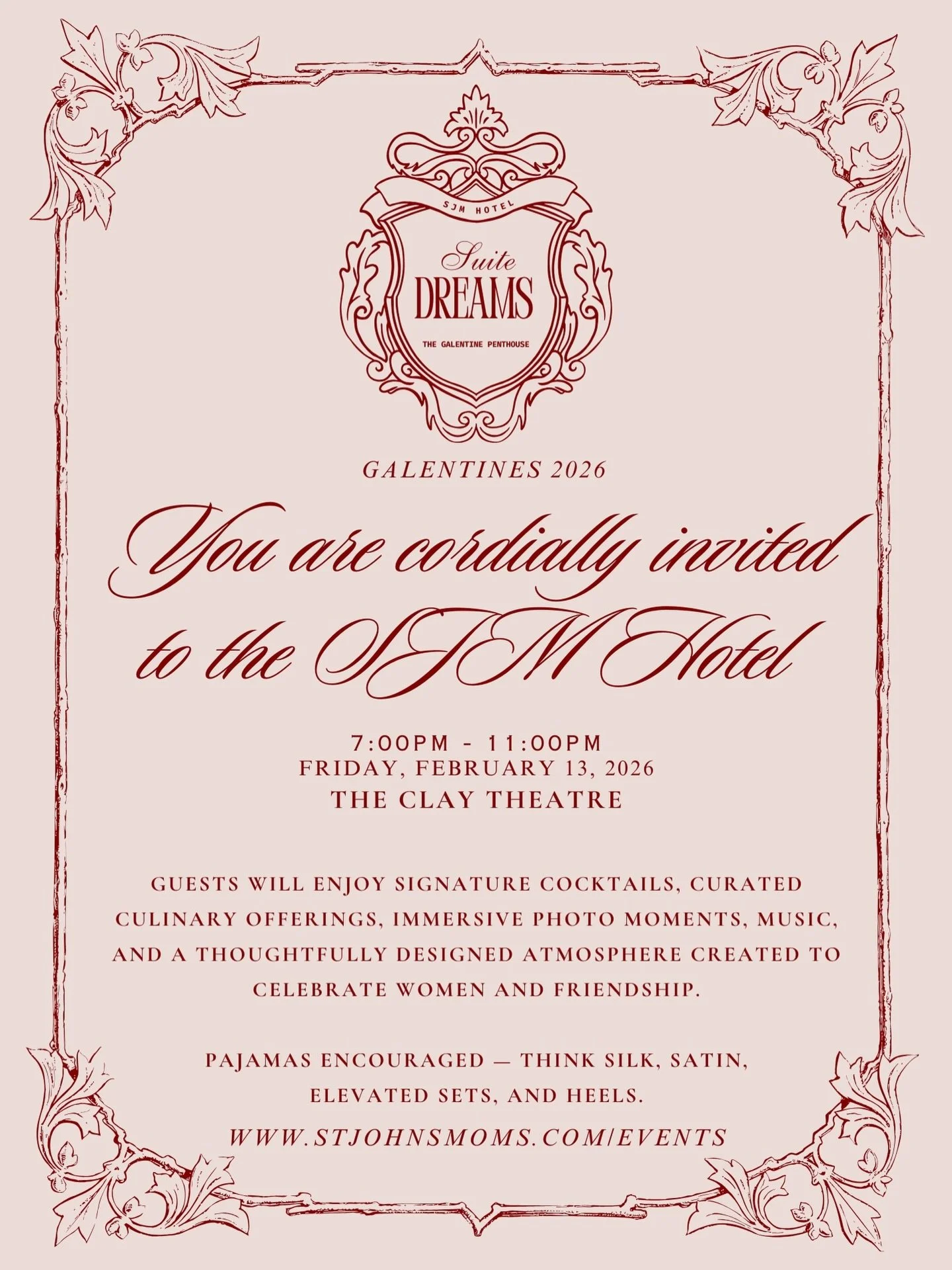 ✨ GIVEAWAY TIME ✨

We&rsquo;re giving away 2 Suite Reservations to our Annual Galentine&rsquo;s Day Event at the iconic @theclaytheatre 🥂🤍

Our Galentine&rsquo;s Event has become a tradition for so many women in our community and we&rsquo;d love fo