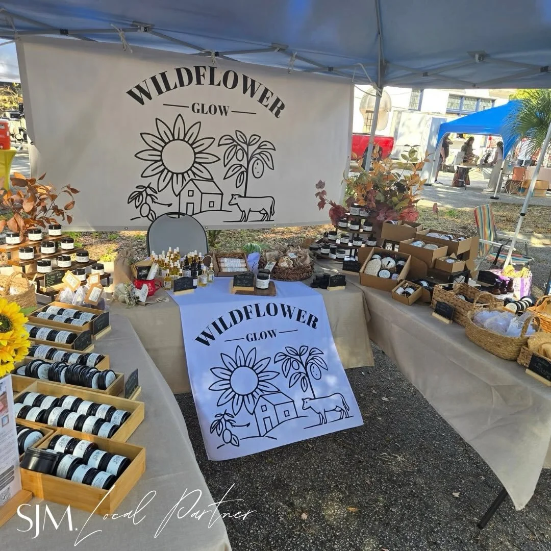 Partners raising The Bar- Wildflower Glow is rooted in intentional wellness and glow boosting self care, offering thoughtfully curated products designed to support both your body and your mind. From nourishing oils and handcrafted soaps to soothing b