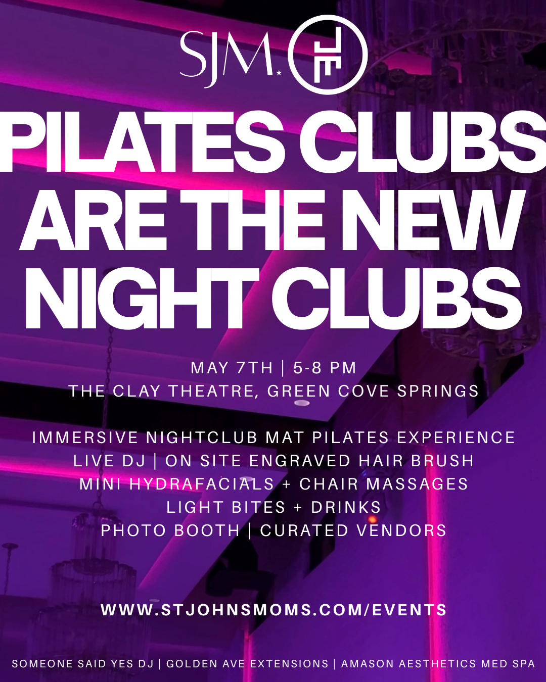 SJM X JETSET PILATES: NIGHTCLUB EXPERIENCE