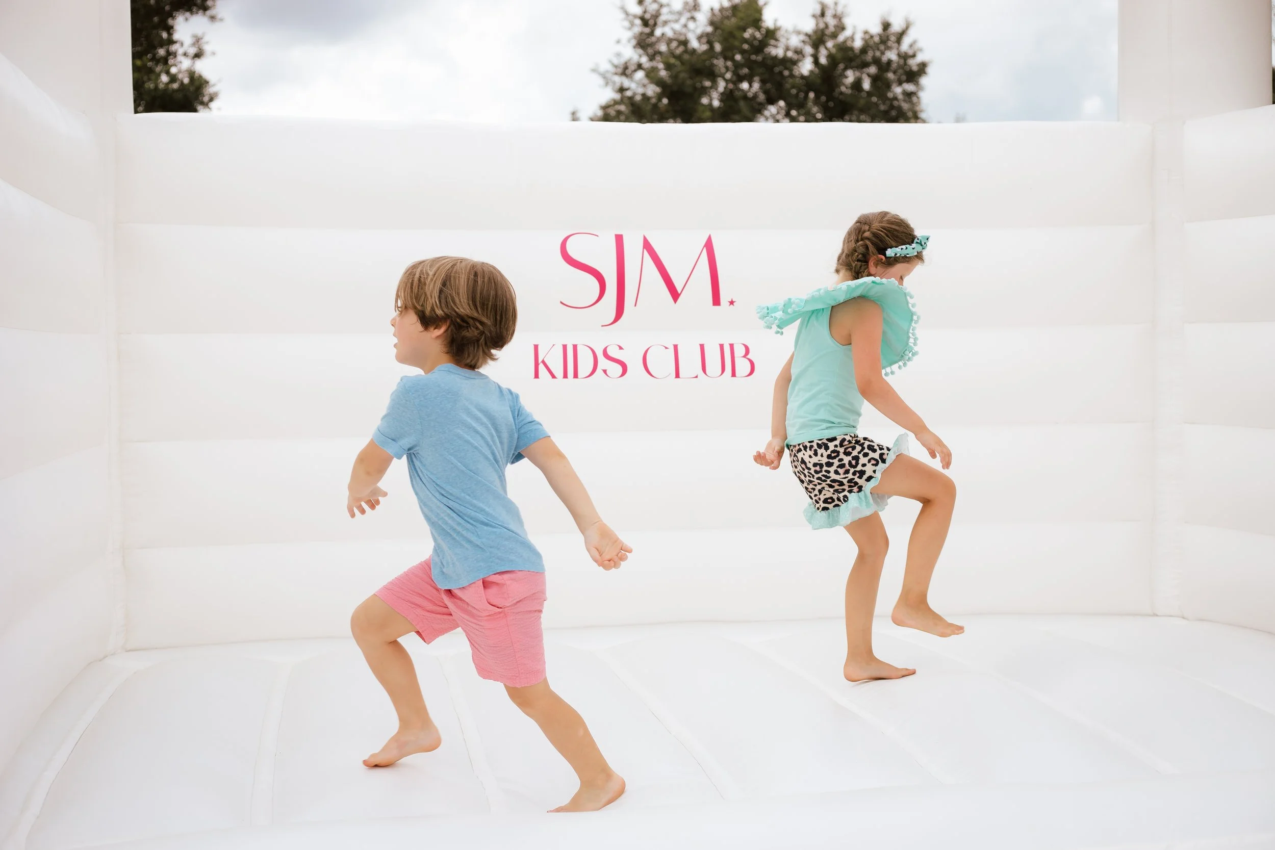 Kids playing at SJM Kids Club event in St. Johns County Florida