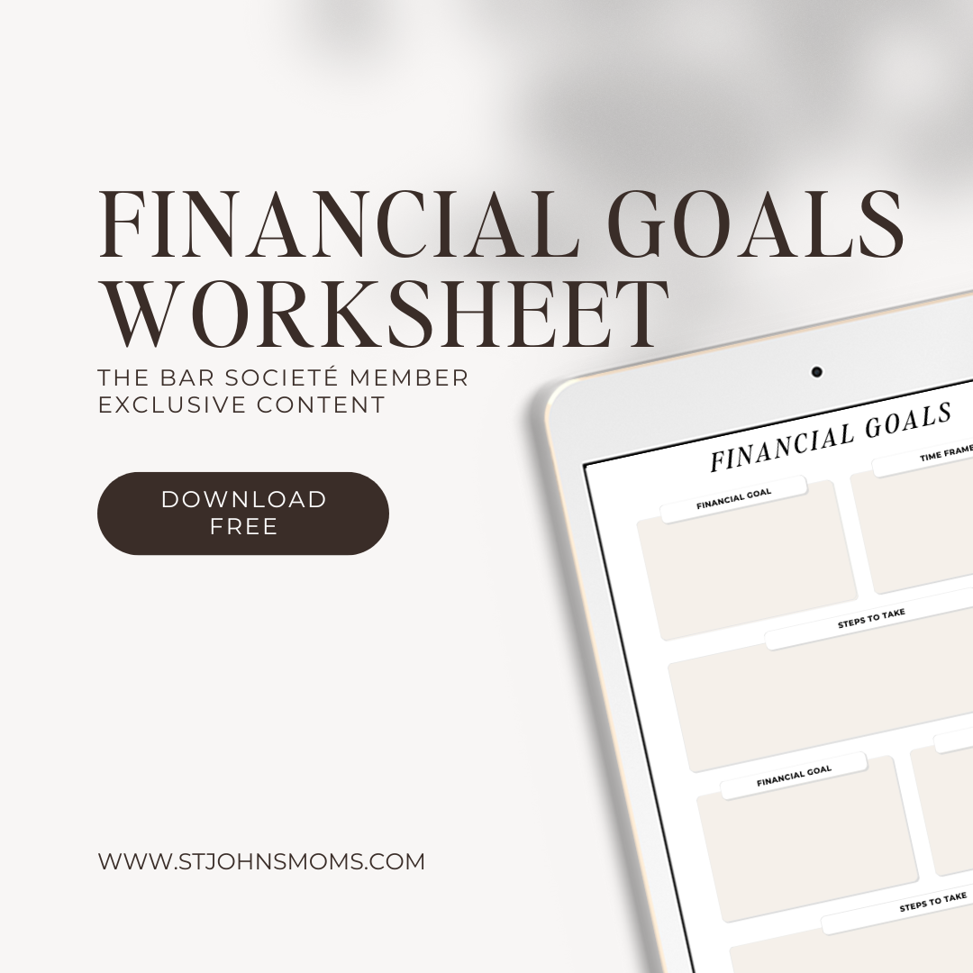 Financial Goals Worksheet