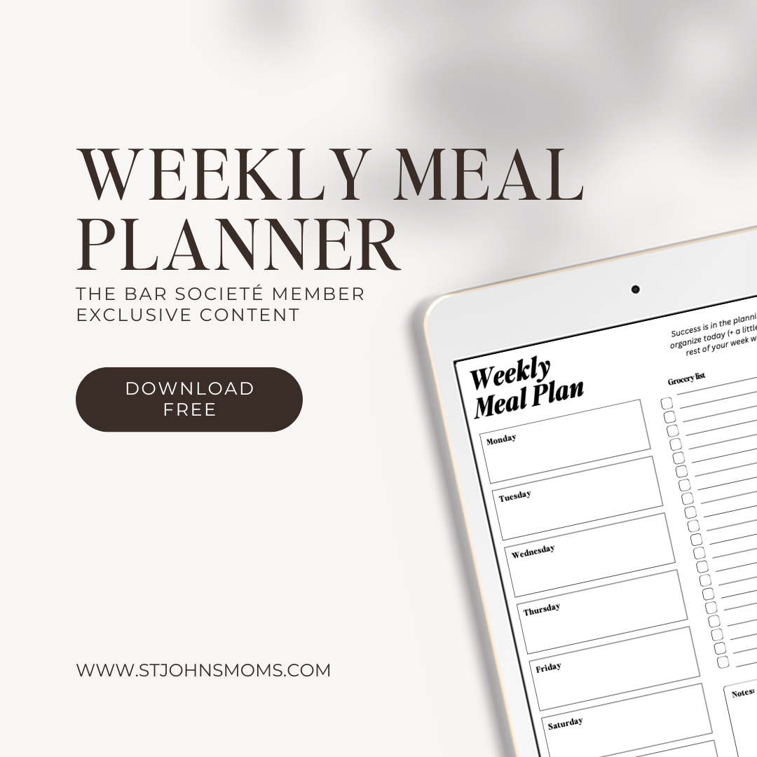 Weekly Meal Planner - Digital Download