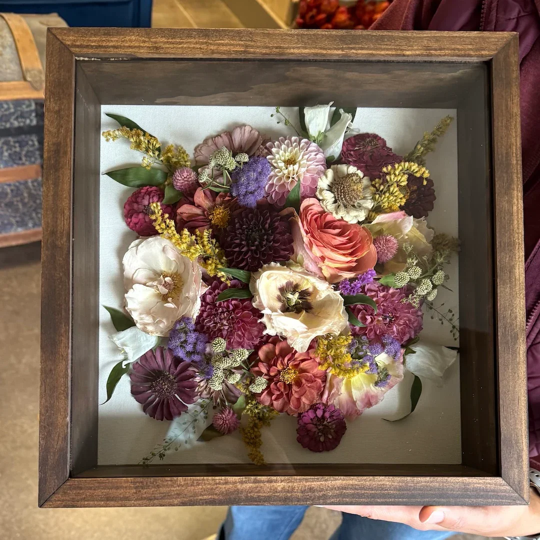 12x12-square-brown-wood-shadowbox-flower-floral-preservation-wedding-bridal-flowers-bouquet-2.webp