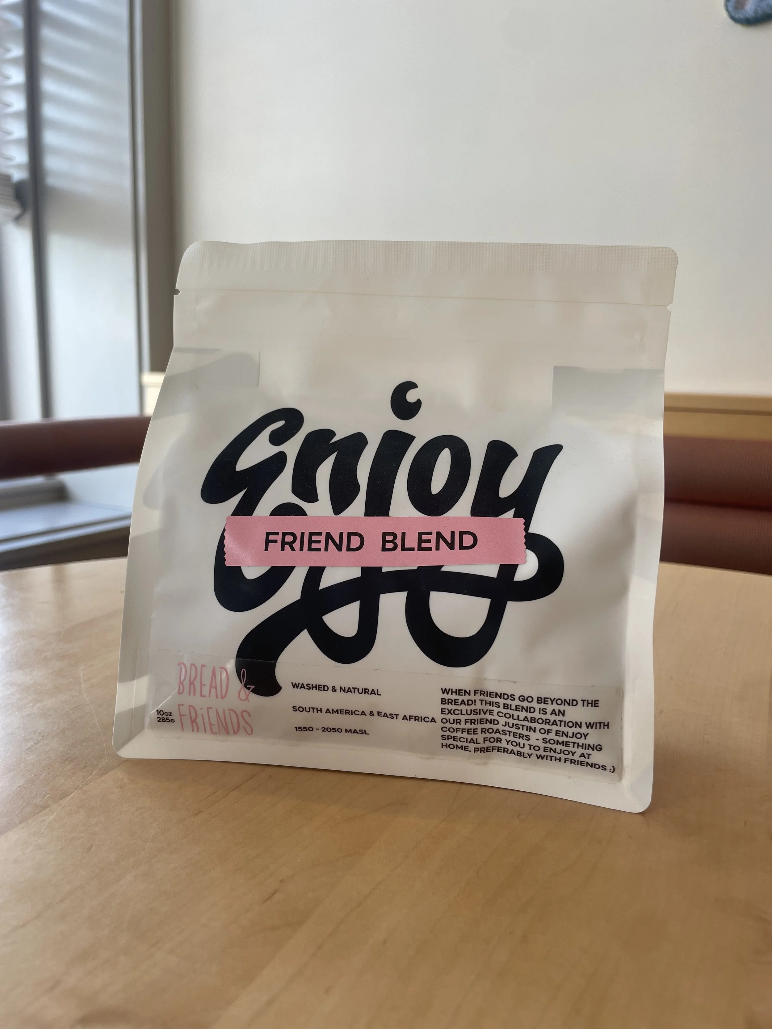 B&F x Enjoy 'Friend Blend' Coffee Beans