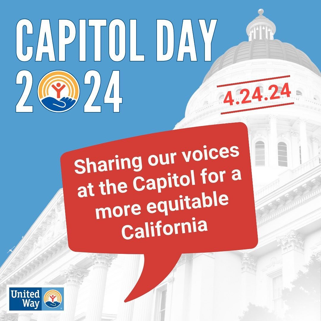 United Way of Northern California is at the Capitol today! 💙

Our Marketing Manager, AbbyAnn LoCascio, and our Director of Equity &amp; Advocacy, Matt Plotkin, are bringing the issues of our local community to our legislators today to gain their sup