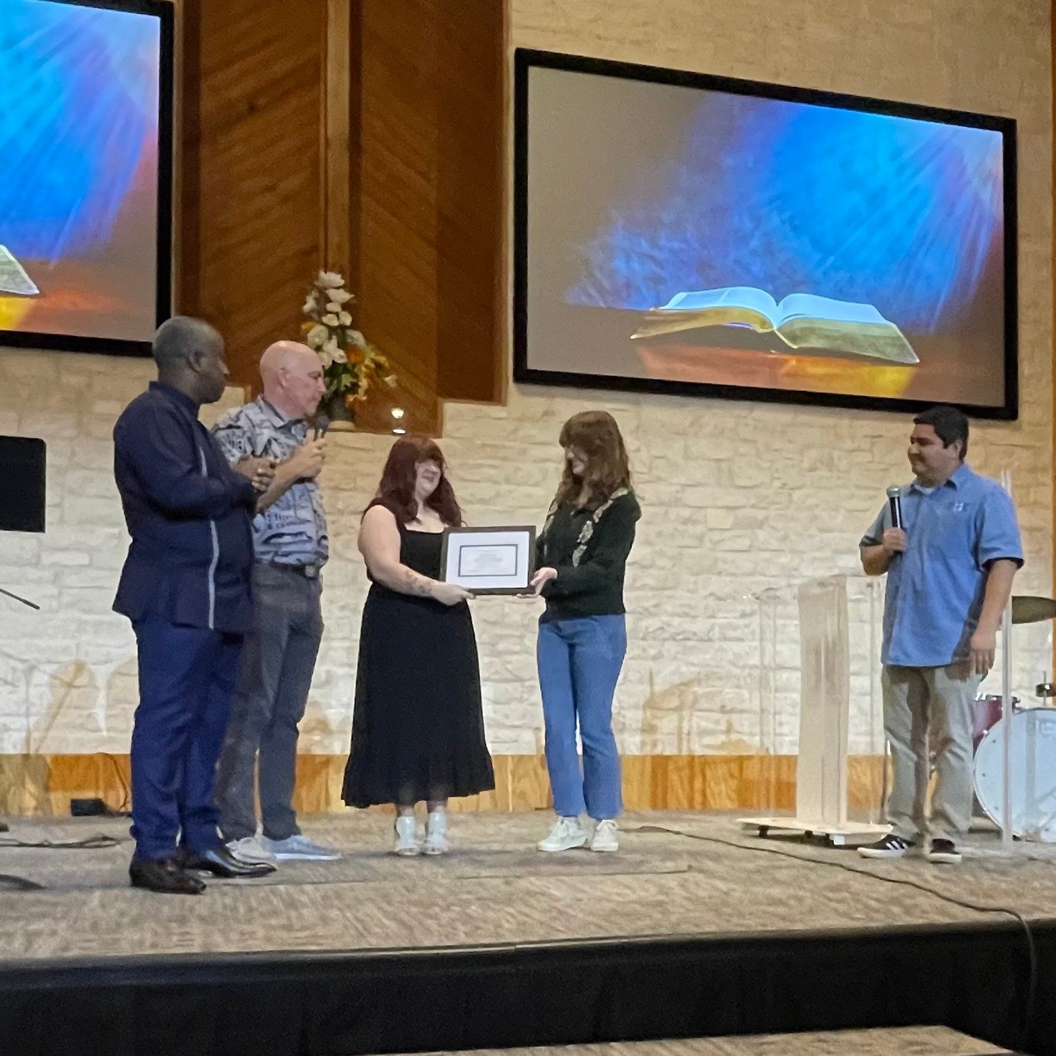 We are all called by God to love Him and to love others.  Some are called to a life of serving Him in ministry.  Savanna accepted God's call, and the Church recently presented her with a Local Minister's License in the Church of the Nazarene.  As her