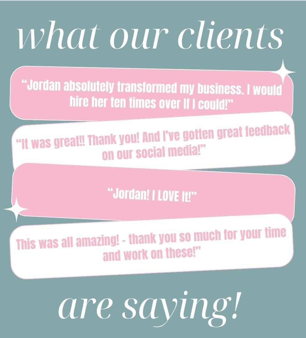 just a small snapshot of what our clients are saying✨

Ready to see why we're different than the rest?! 

Follow the link in our BIO today to book your NO PRESSURE strategy session NOW👏🏼 

#socialmediamanagerlife #socialmediamanagerjob #freelancema