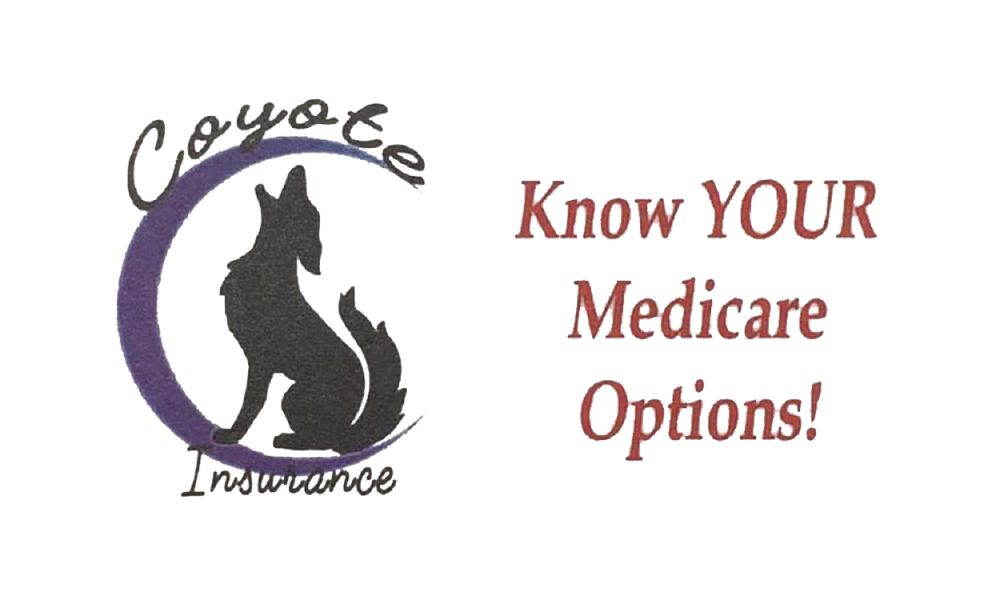 Logo with a silhouette of a cat inside a purple circle and the text "Know YOUR Medcare Options!"