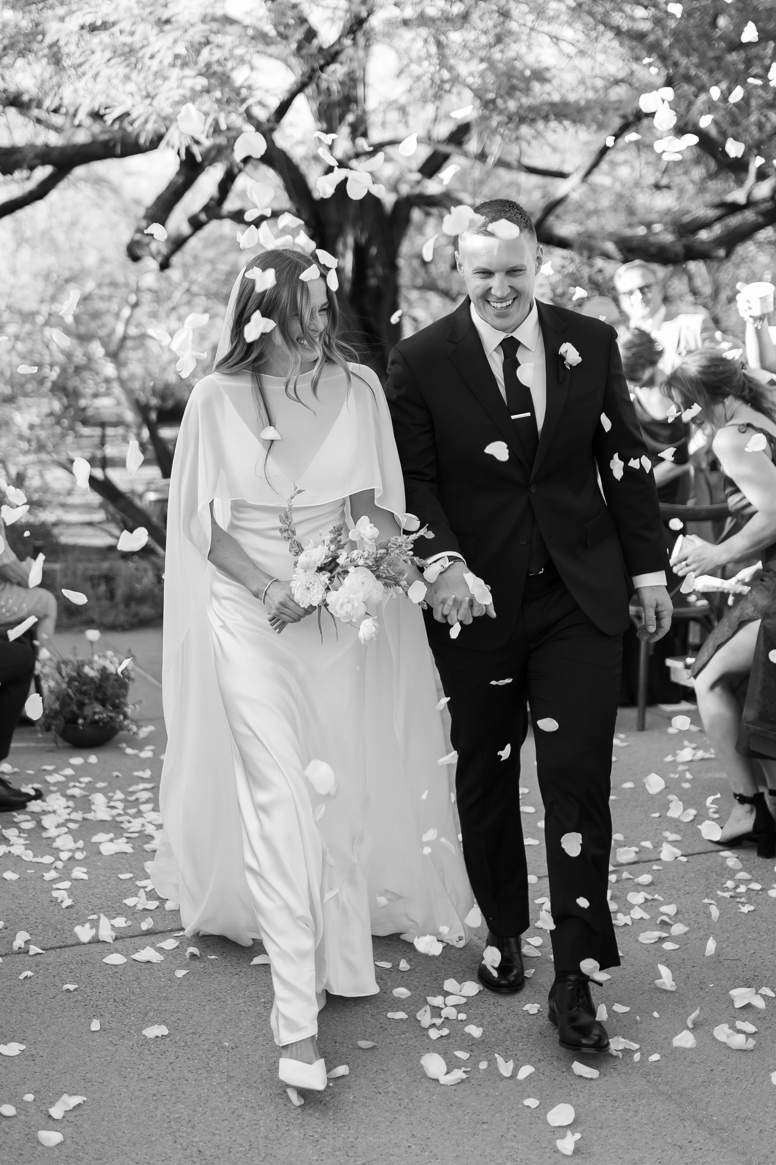 A joy-filled intimate wedding at the Desert Botanical Gardens in Phoenix, Arizona