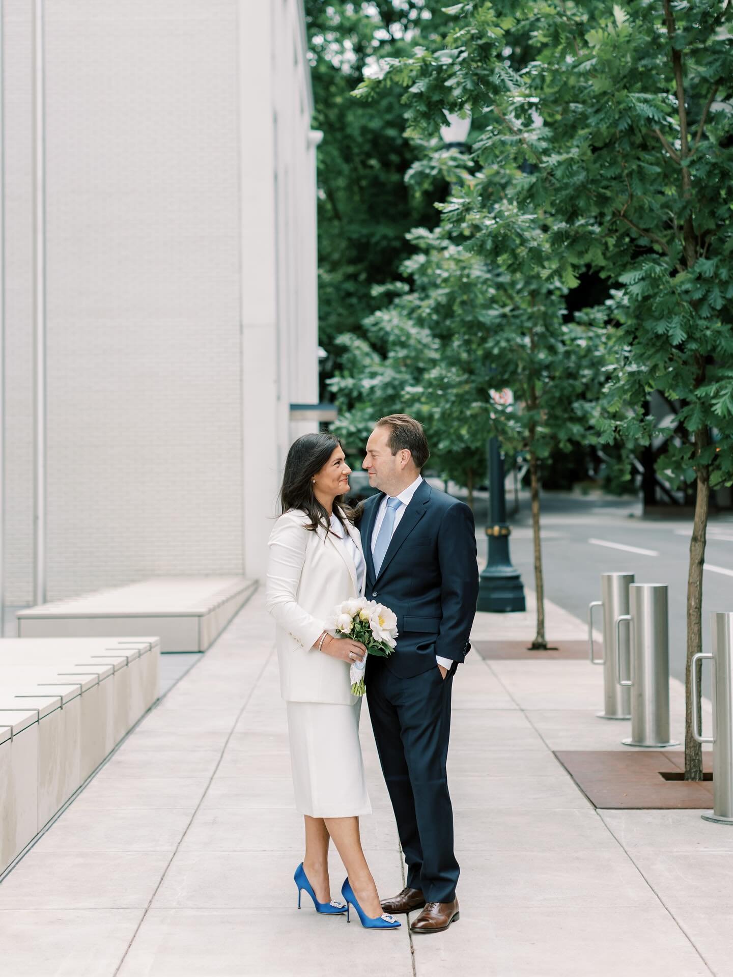 Two weeks before Nick &amp; Christine&rsquo;s big wedding day they gathered their families at the courthouse in downtown Portland on a Friday morning to legally become husband and wife in the sweetest, simple ceremony. The date held special meaning t