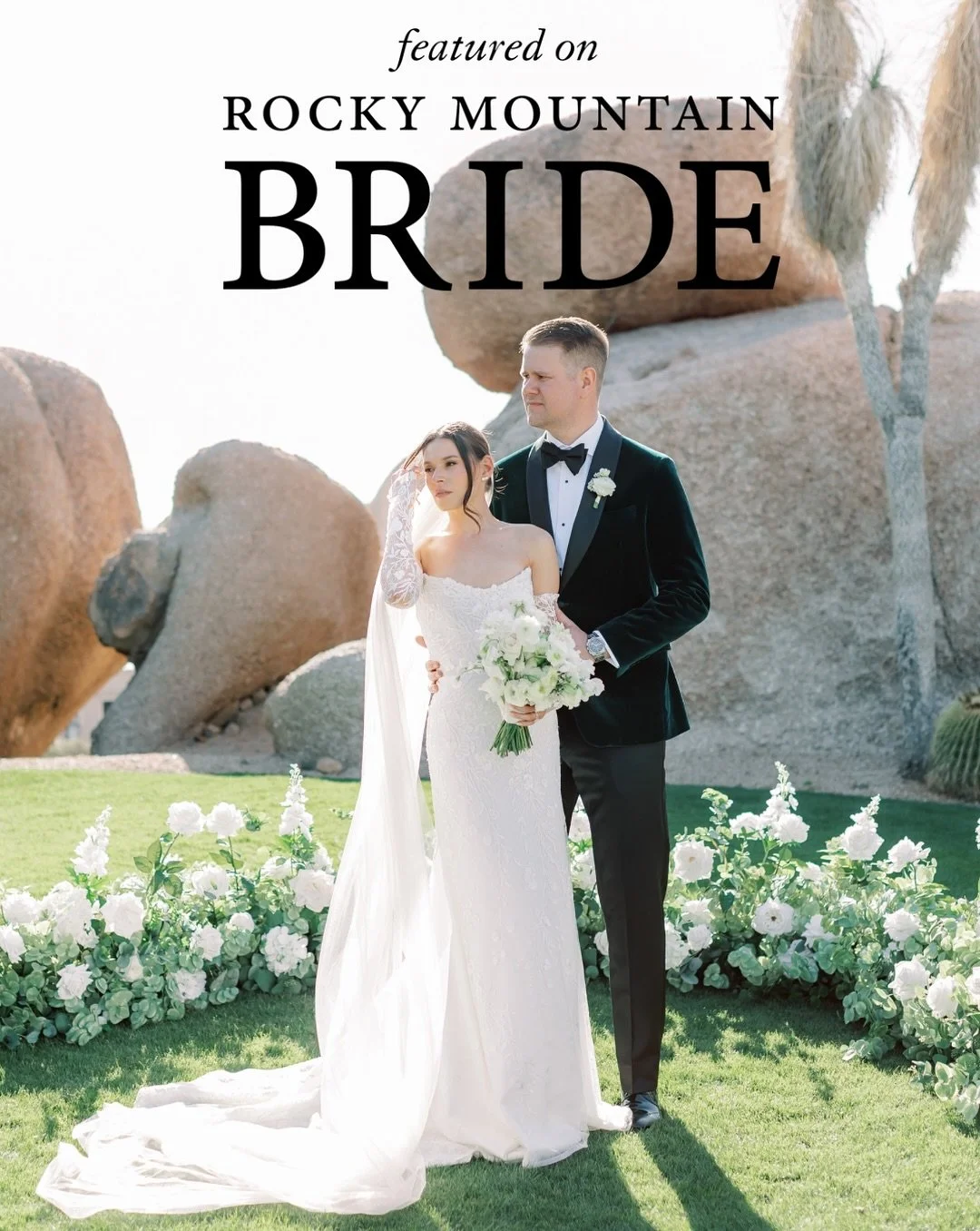 Carolin &amp; Joe&rsquo;s desert wedding at @thebouldersresort with @njeventcollective is featured on @rockymtnbride! 

Link to the full post in my stories✨

Planning: @njeventcollective
Venue + Catering: @thebouldersresort
DJ: @ray.the.dj
Photograph