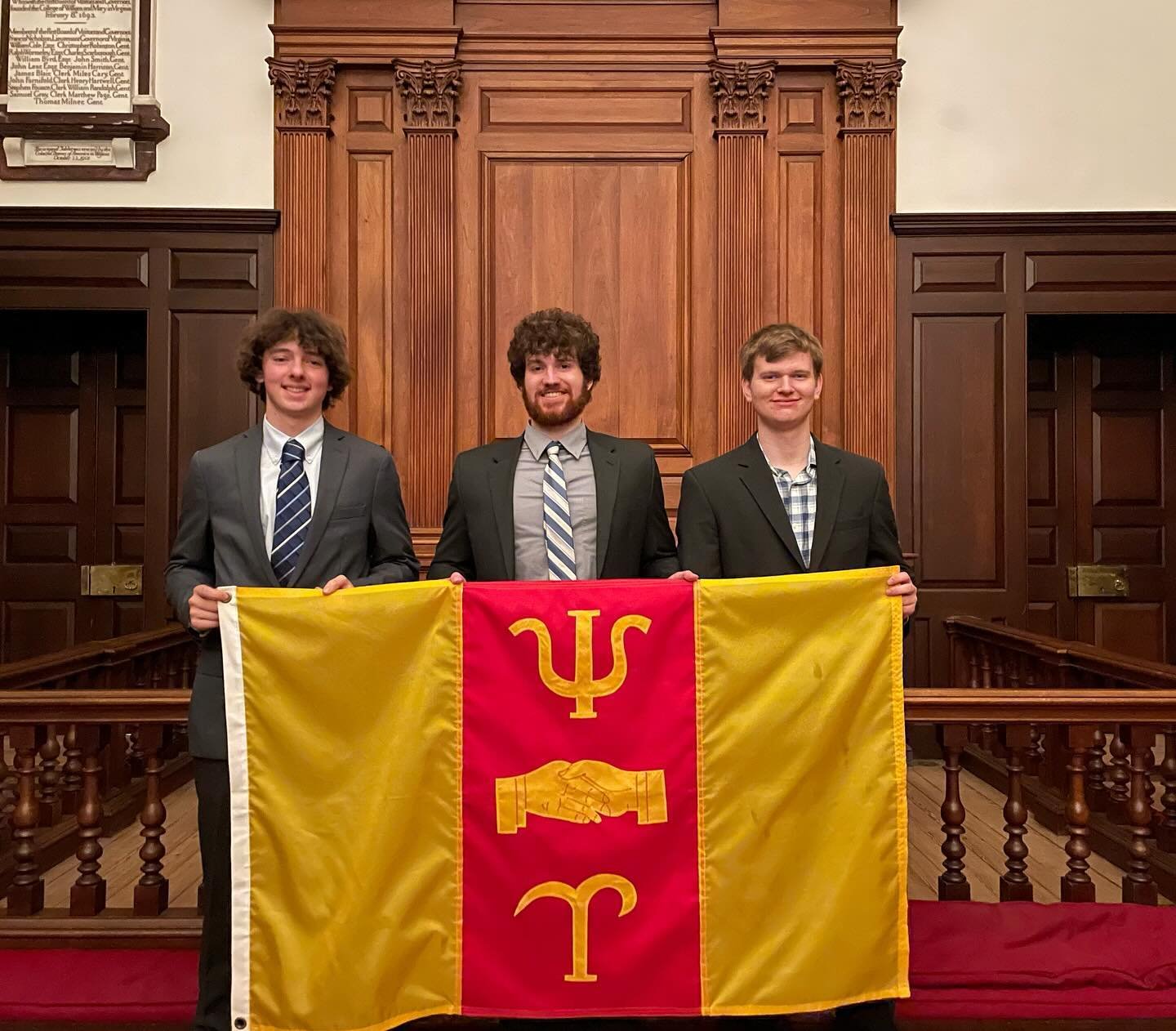 Congrats to Brothers James, Andrew, and Landen for becoming the newest members of our chapter!
